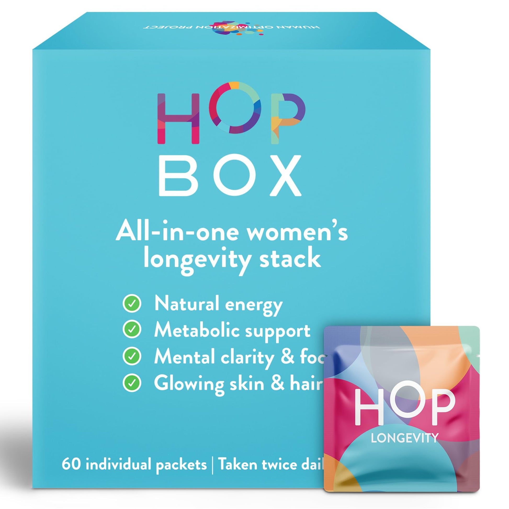 HOP Daily Longevity Supplements for Women Capsule, 60 Count