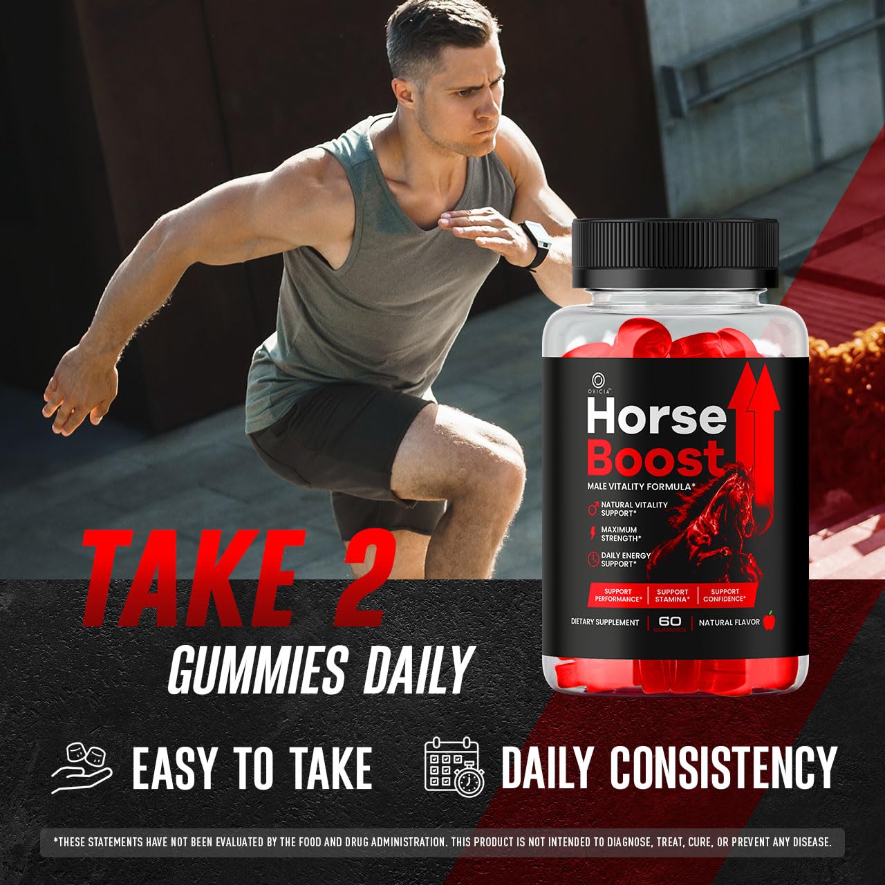 OVICIA Horse Boost Gummies 60 Gummies