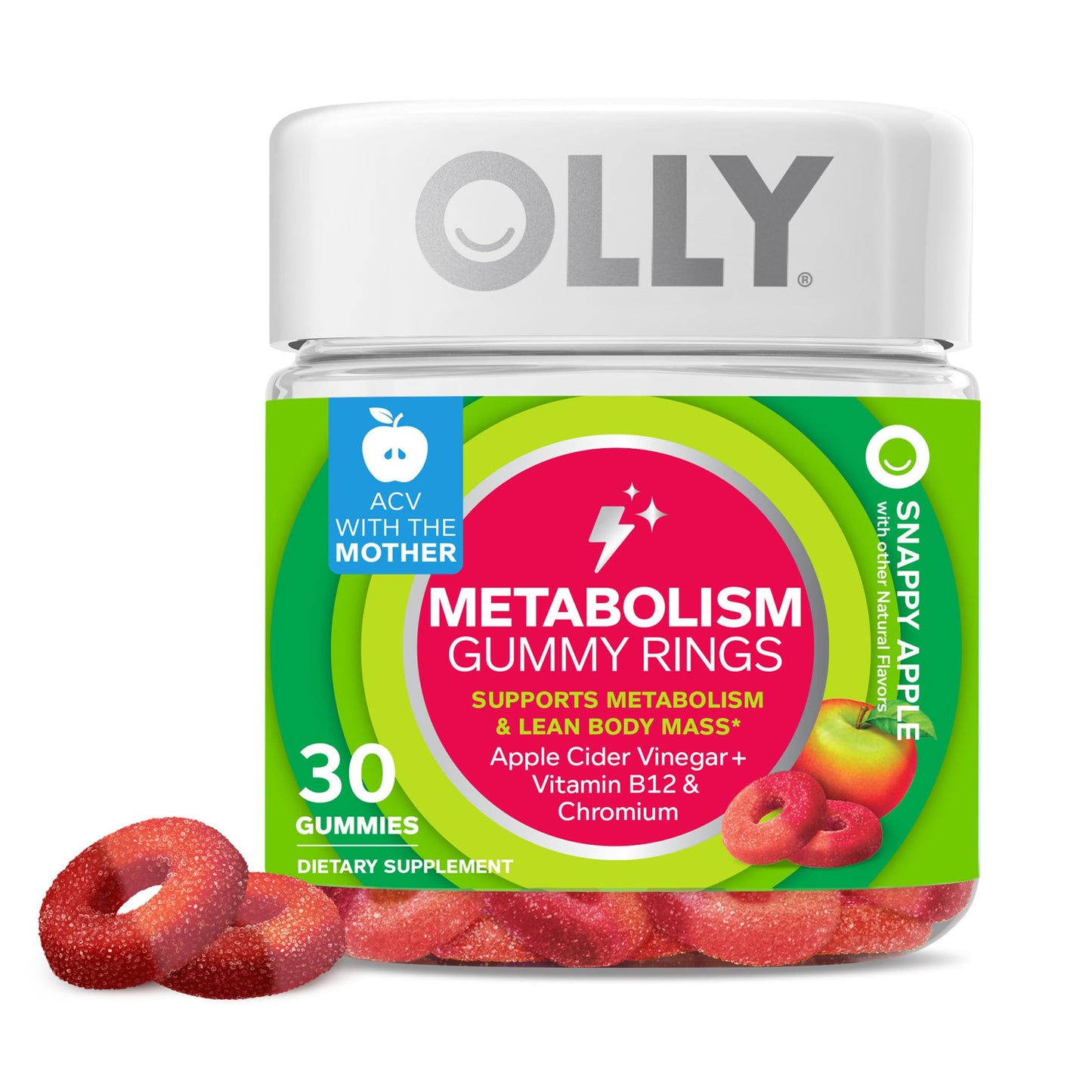 OLLY Happy Hoo-Ha Probiotic for Women Vaginal Health Capsules, 55 Count