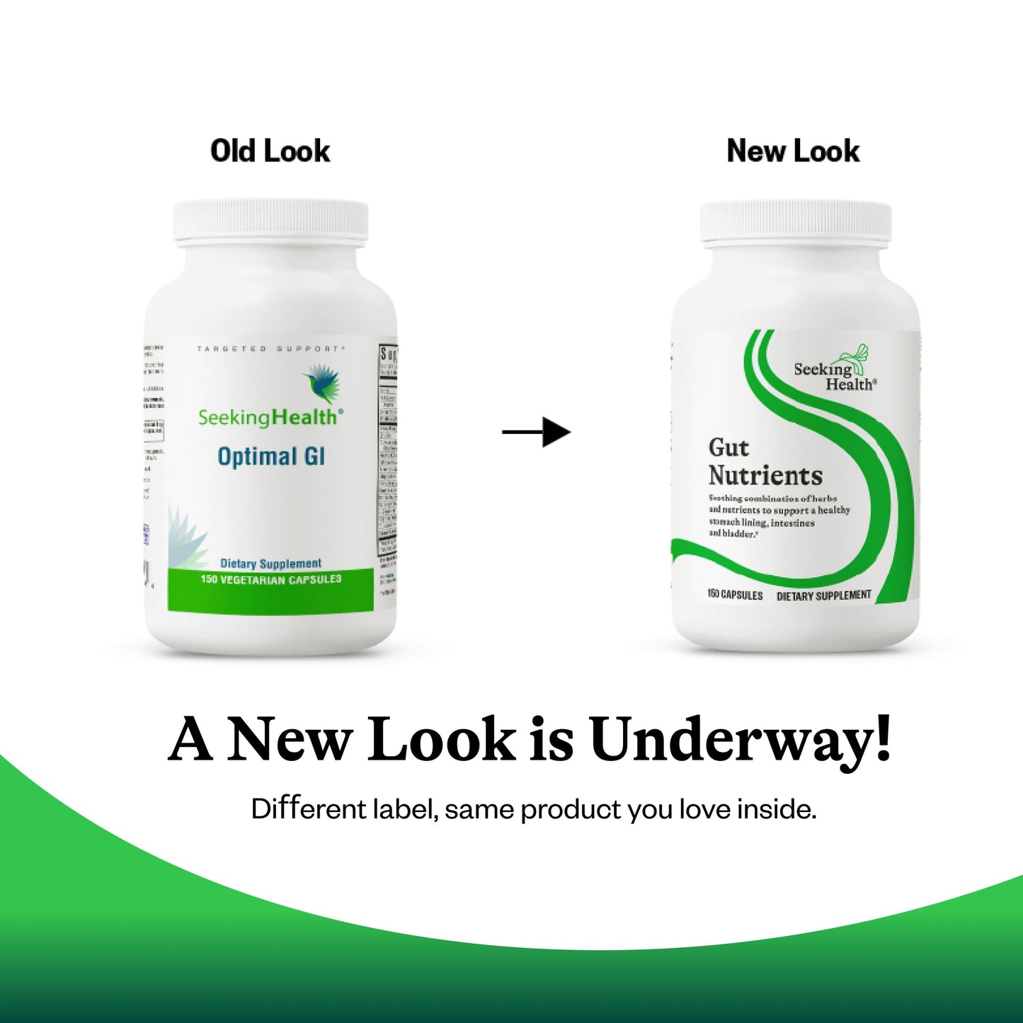 Seeking Health Gut Nutrients, Digestive and Gastrointestinal Support, Glutamine-Free Supplement, Vegan and Vegetarian, 150 Capsules
