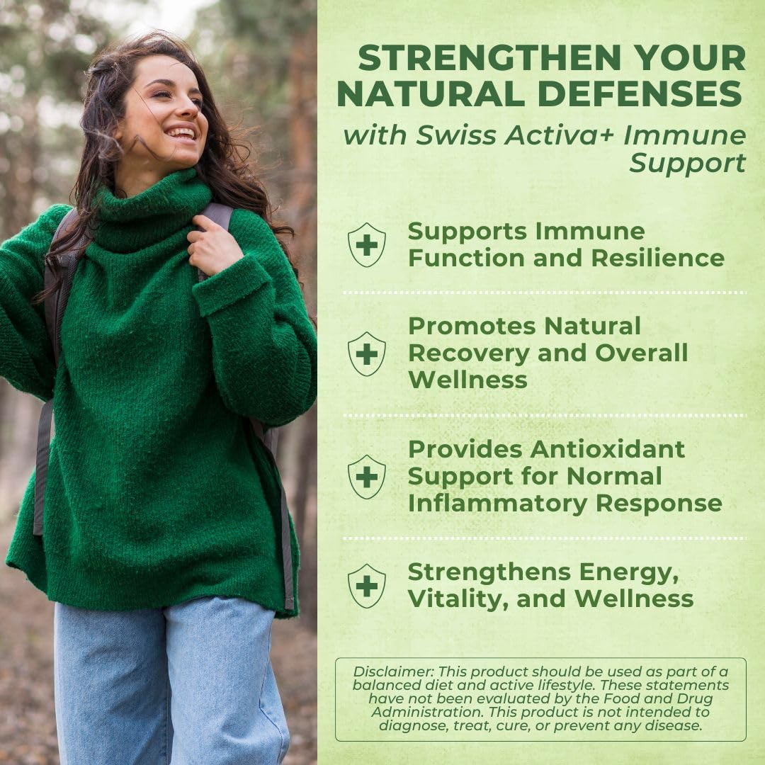 Swiss Activa+ Labs Immunity Booster Capsule 60 Count