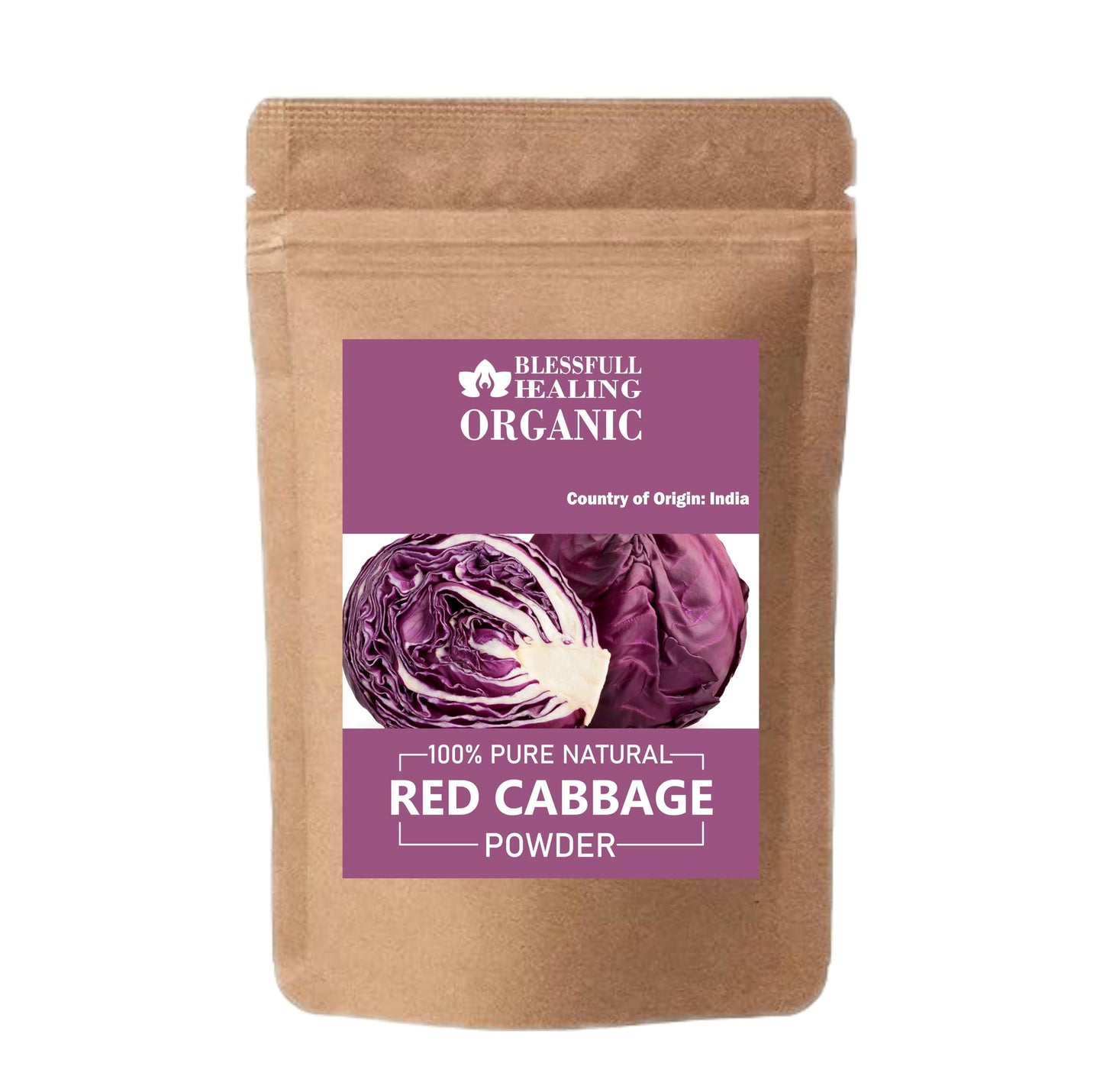 Blessfull Healing Organic Red Cabbage Powder, 7.05 oz