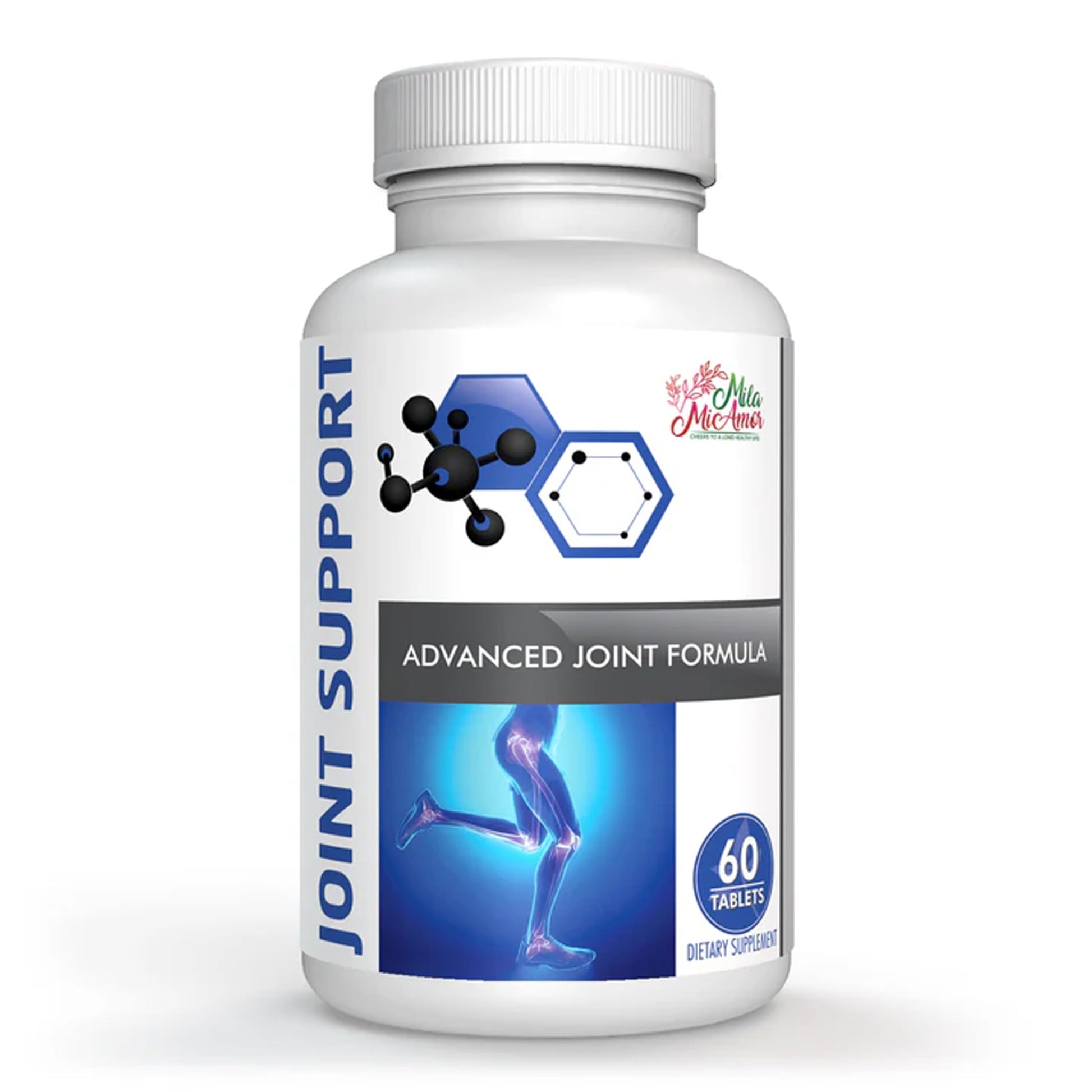 Mila Miamor Joint Support Glucosamine, MSM, Green Lipped Mussel & Vitamins Capsules 60 Count