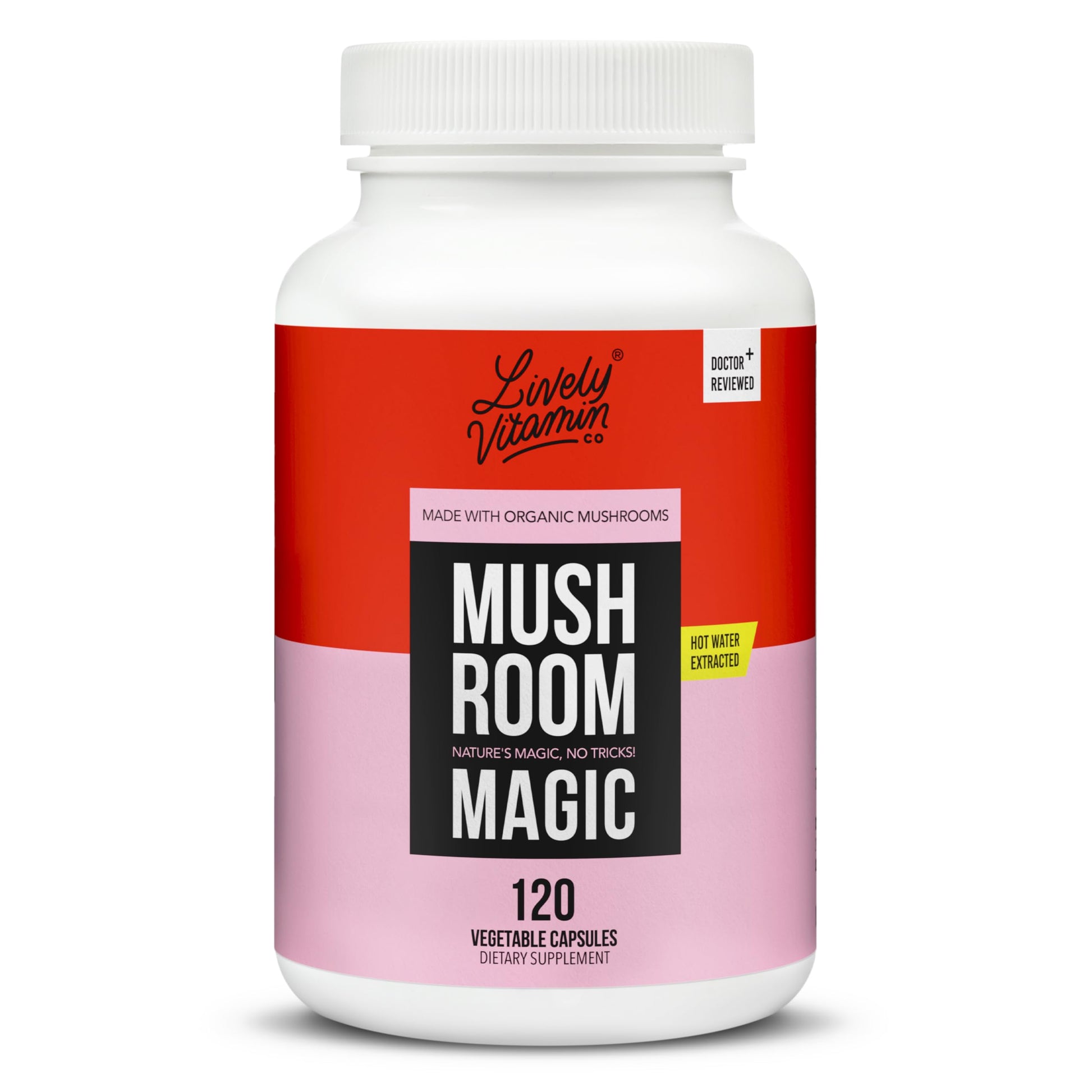 LIVELY VITAMIN CO Mushroom Magic 120 Capsules