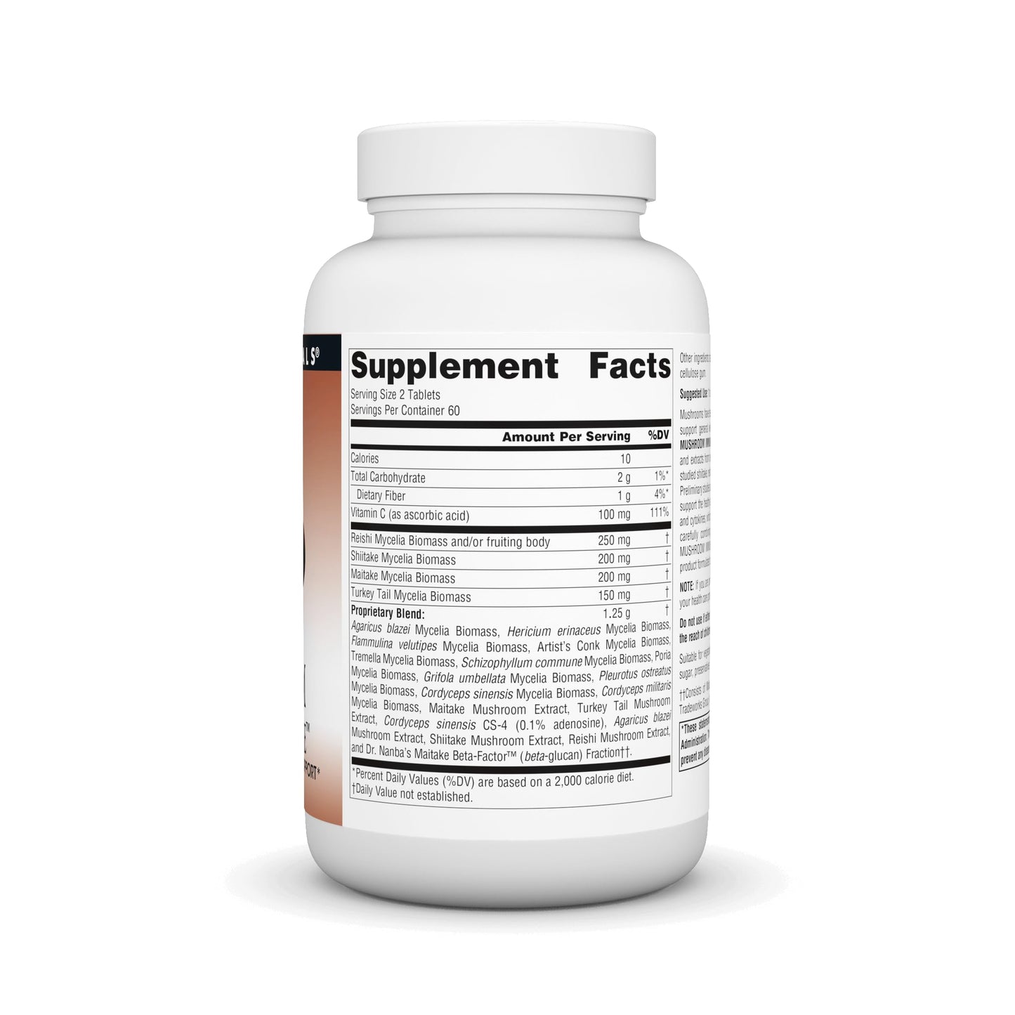 Source Naturals Mushroom Immune Defense, 120 Tablets