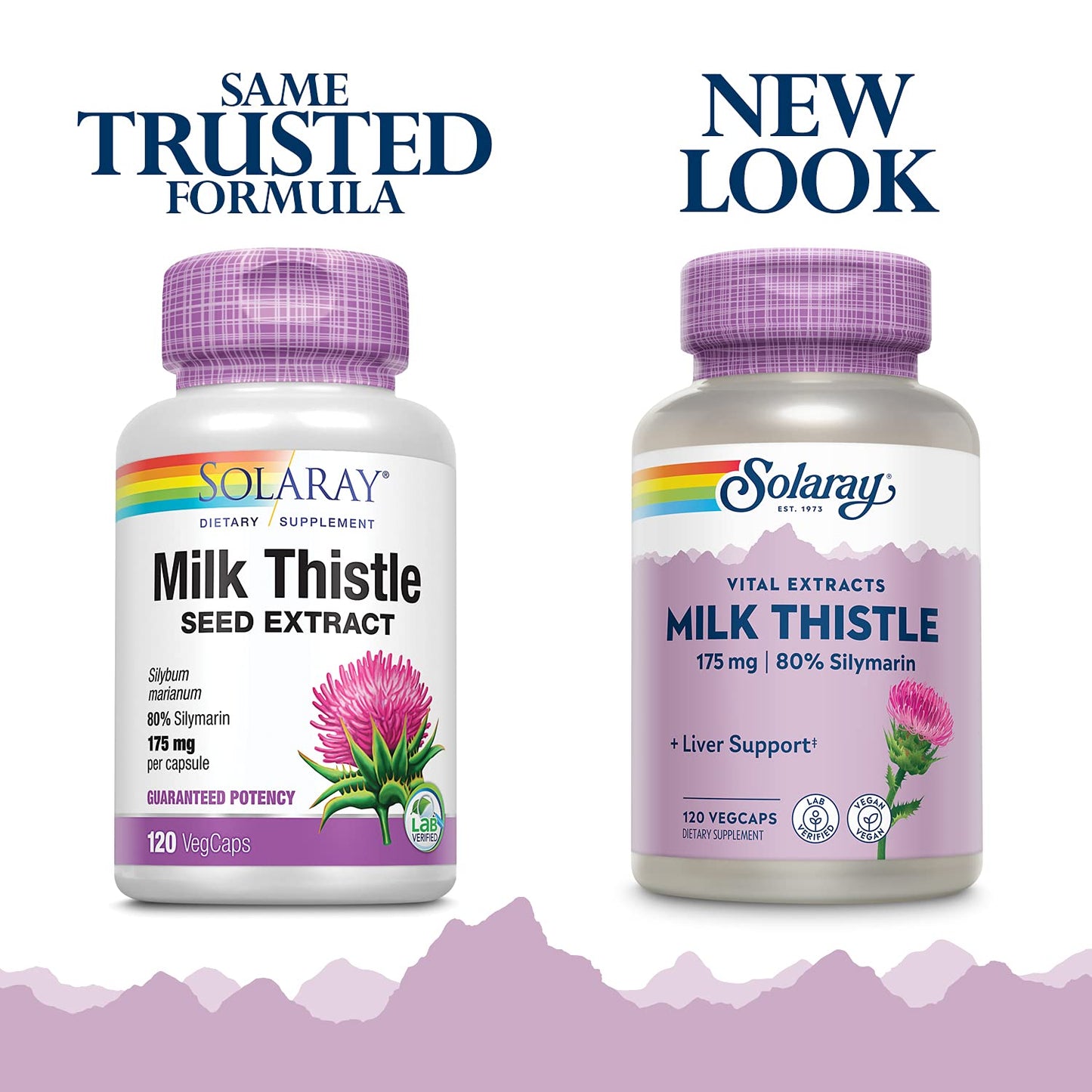 Solaray Milk Thistle Seed Extract 175mg Capsule, 120 VegCaps, Non-GMO & Vegan