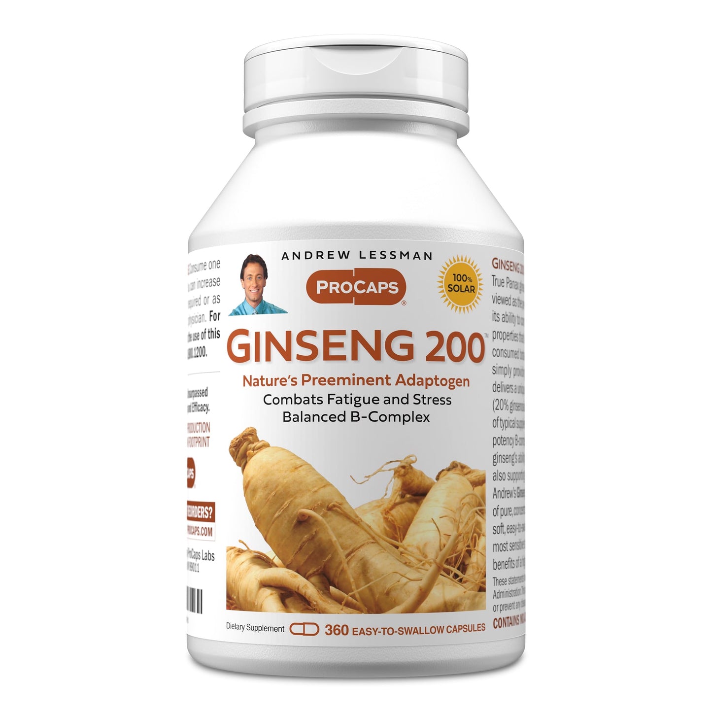 Andrew Lessman Ginseng 200mg 360 Capsules