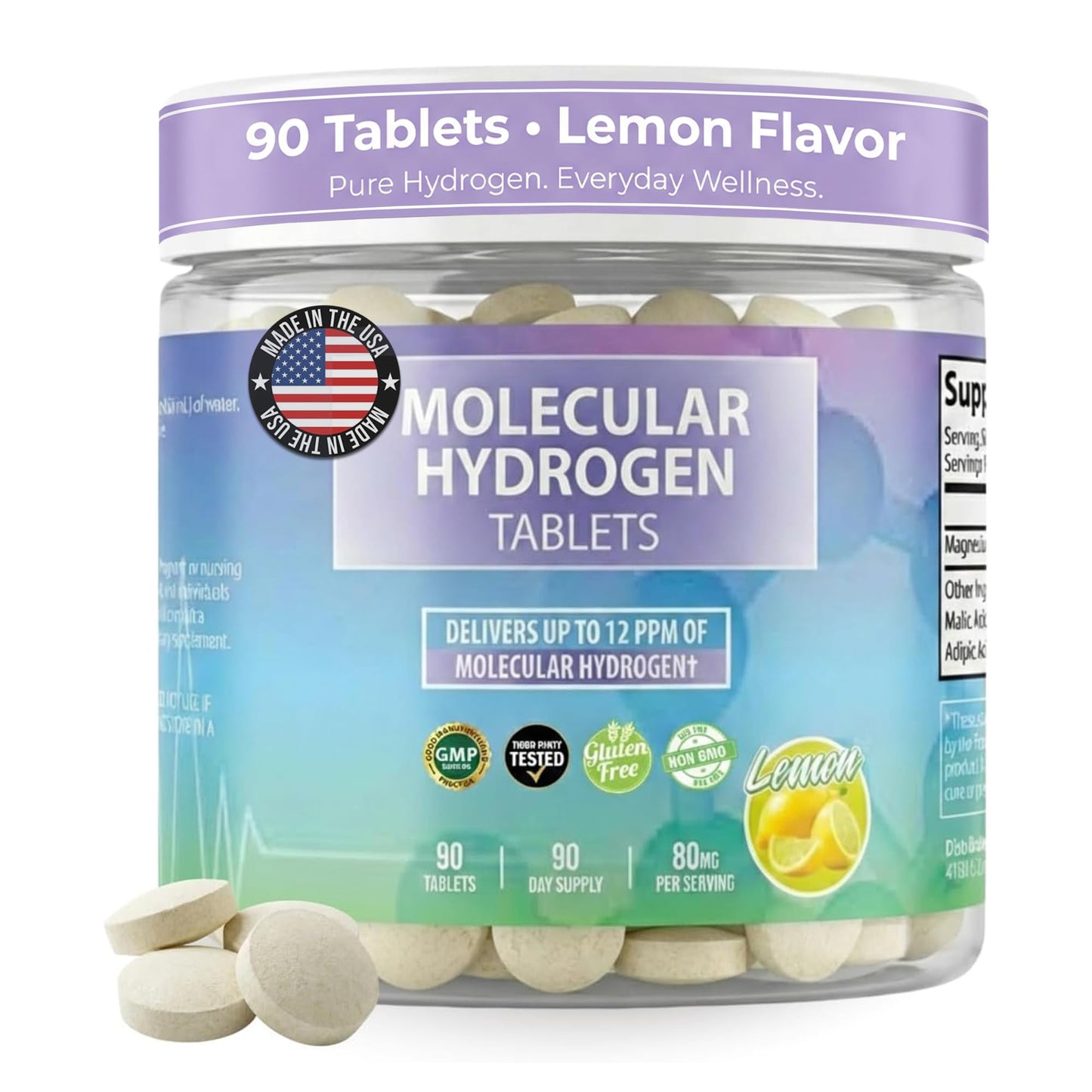 BODY C.E.O. EXECUTIVE OF SUPPLEMENTS Hydrogen Water Tablets with Magnesium Tablet 90 Count