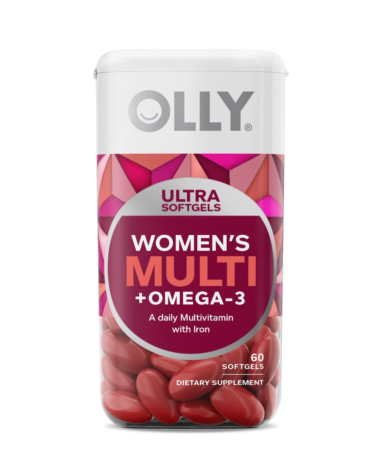OLLY Ultra Women's Multi Softgels & Probiotic + Prebiotic Gummy, 30 Count