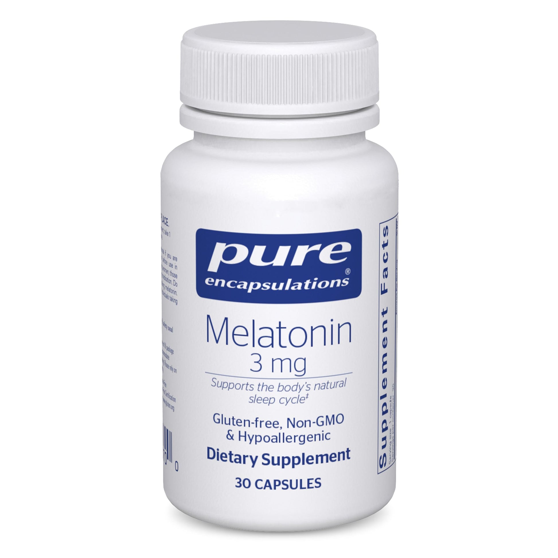 Pure Encapsulations Melatonin 3 mg, 30 Capsules