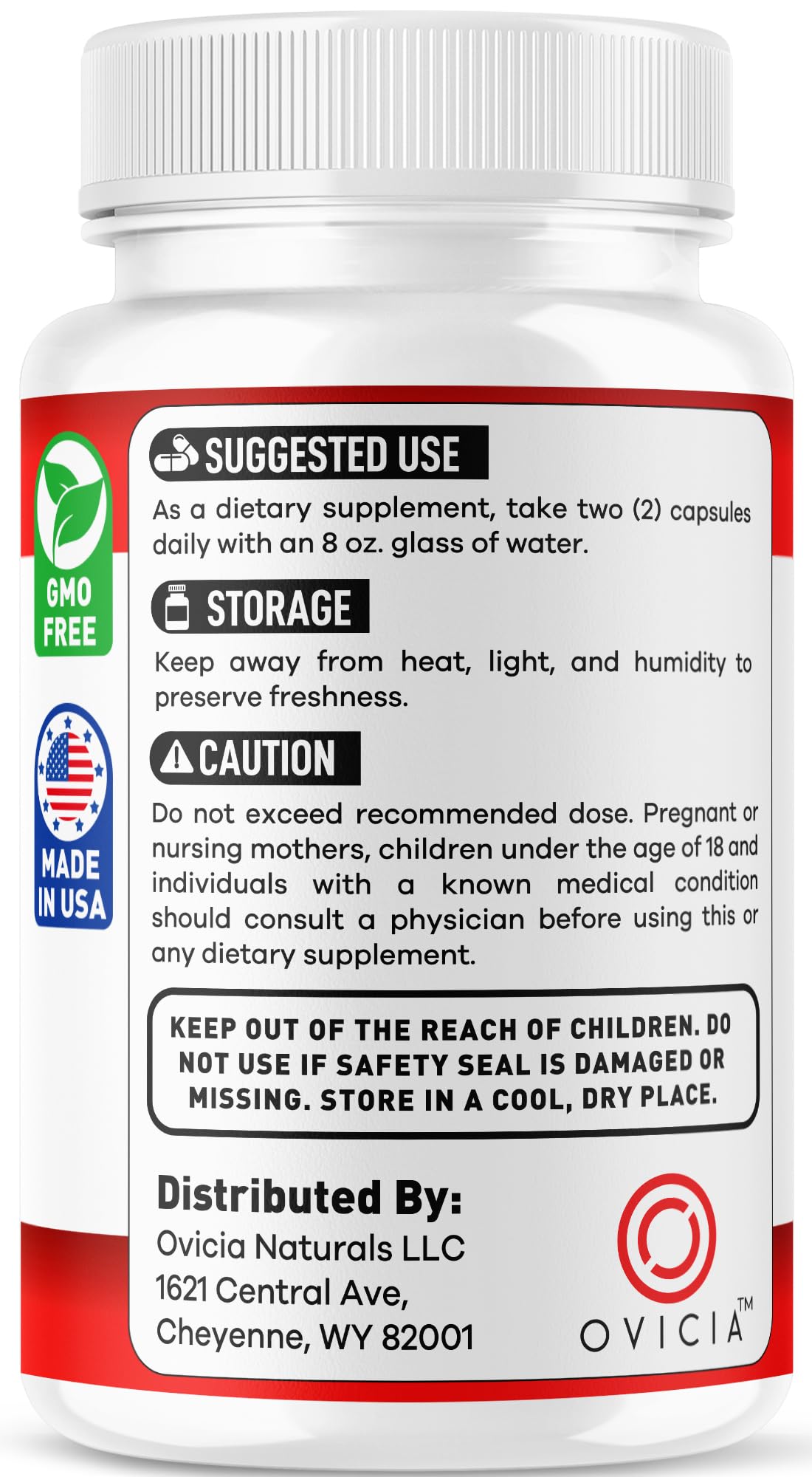 OVICIA Glyco Health Capsules, 120 Capsules
