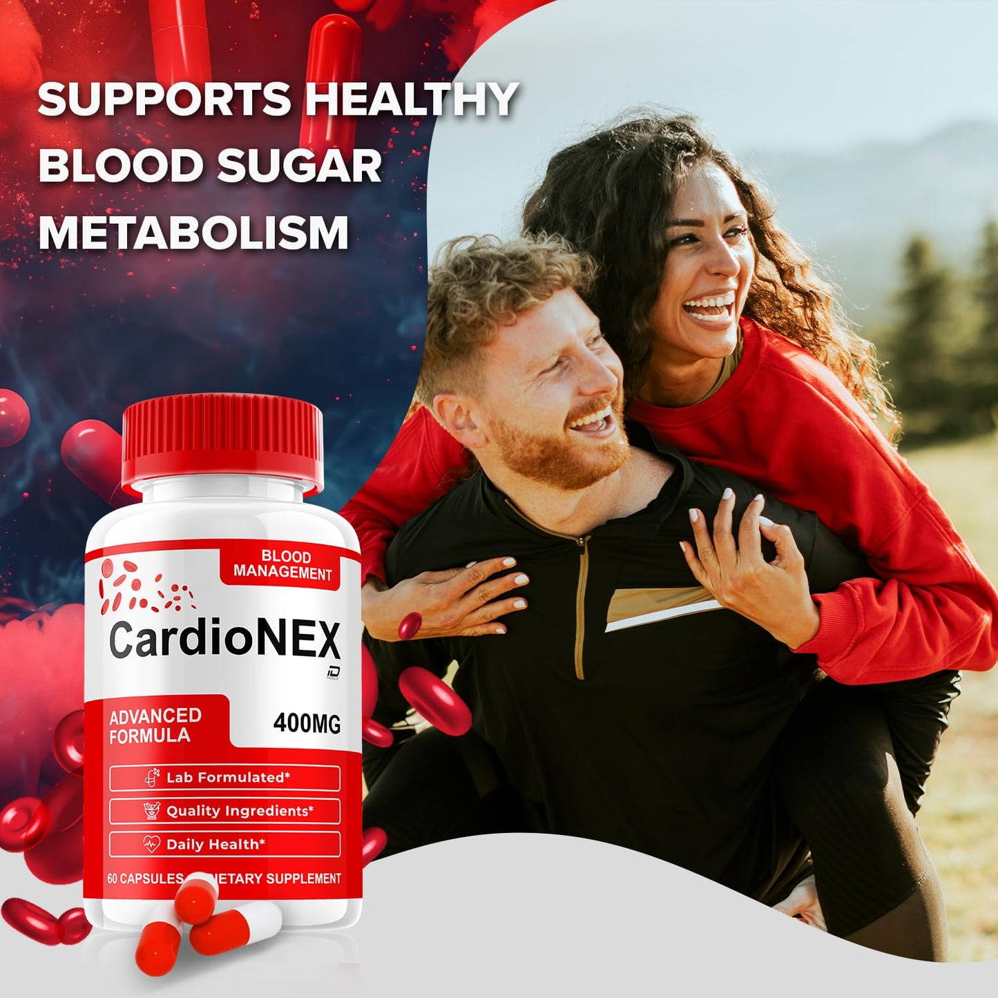 Indelo Cardio Nex CardioNex Natural Blend Daily Health Supplement, 300 Capsules