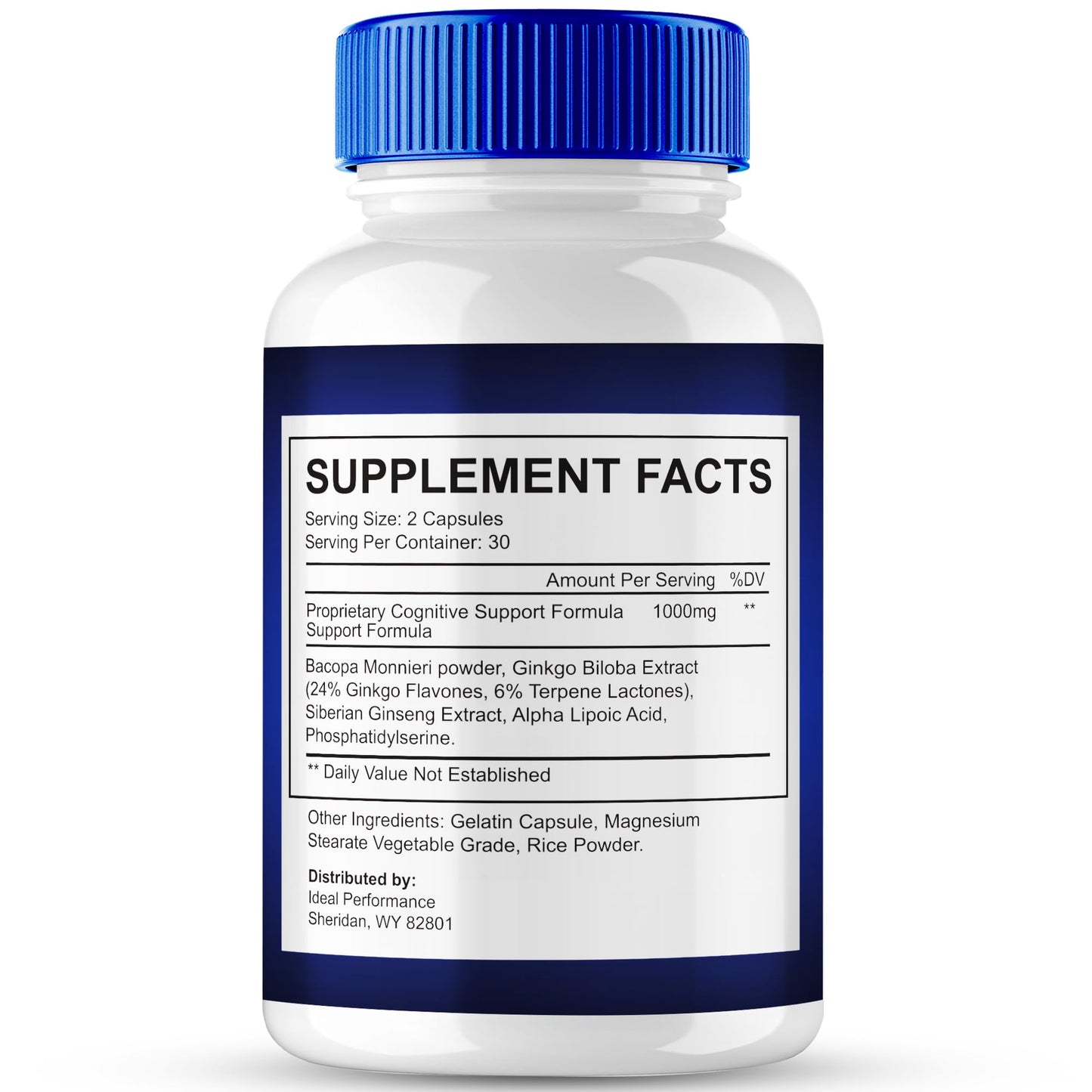 IDEAL PERFORMANCE Mind Wake Capsules 120 Capsules