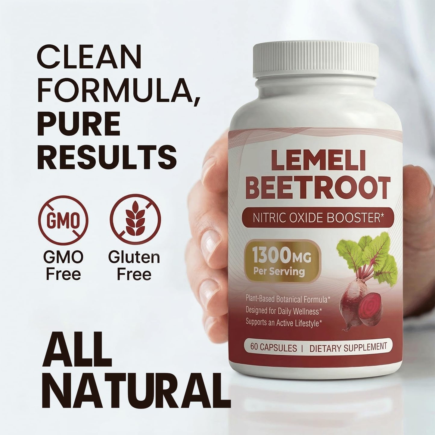 LEME LI BEETROOT Beet Root Supplement Capsule, 1 Count