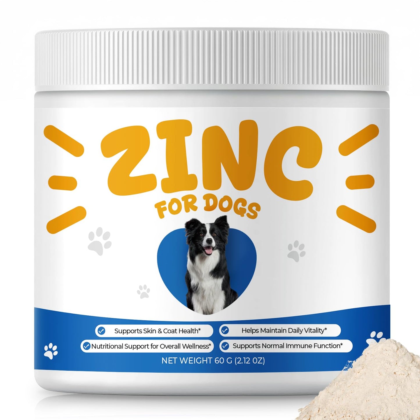 BrightBarki Zinc Supplement for Dogs Powder 1