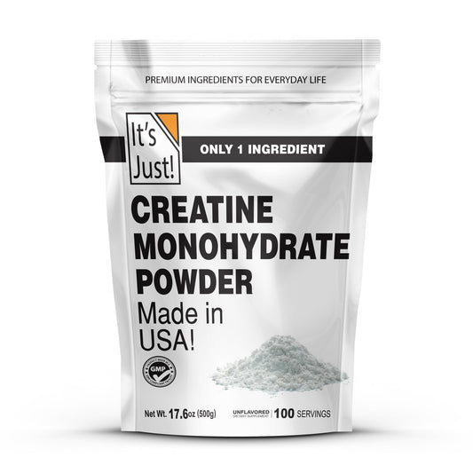 It's Just! Creatine Monohydrate Powder, 17.6 oz