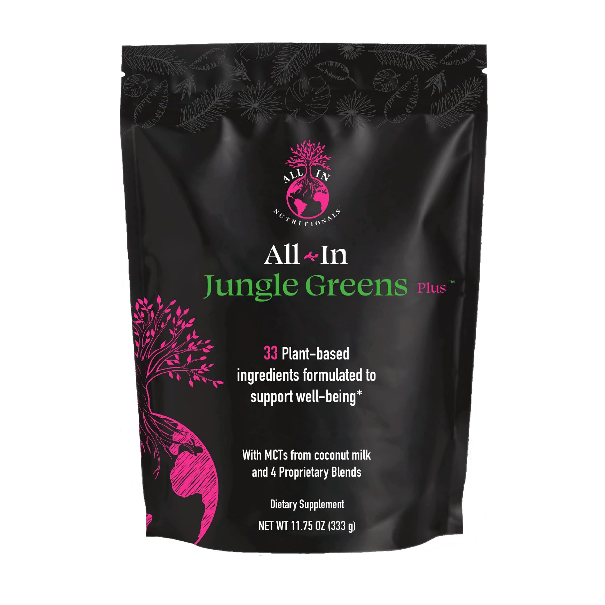 All In Nutritionals Jungle Greens Powder 11.75 oz (Pack of 10)