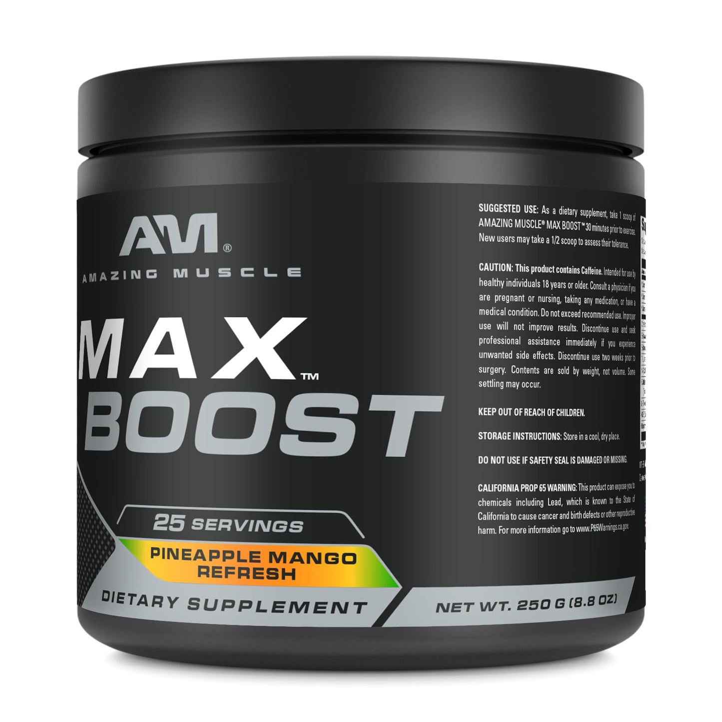 Amazing Muscle Max Boost Powder 8.8 Ounce