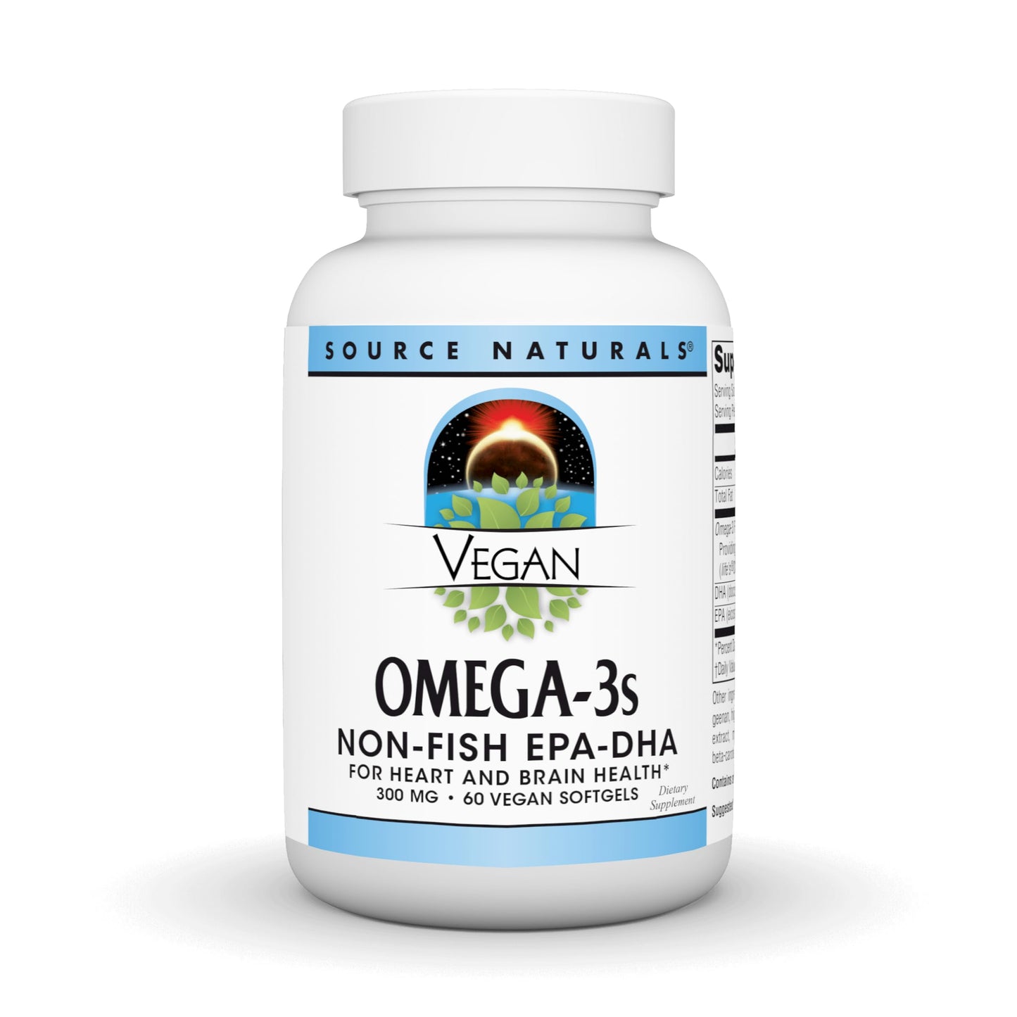Source Naturals Vegan Omega-3s Softgels 60 Count