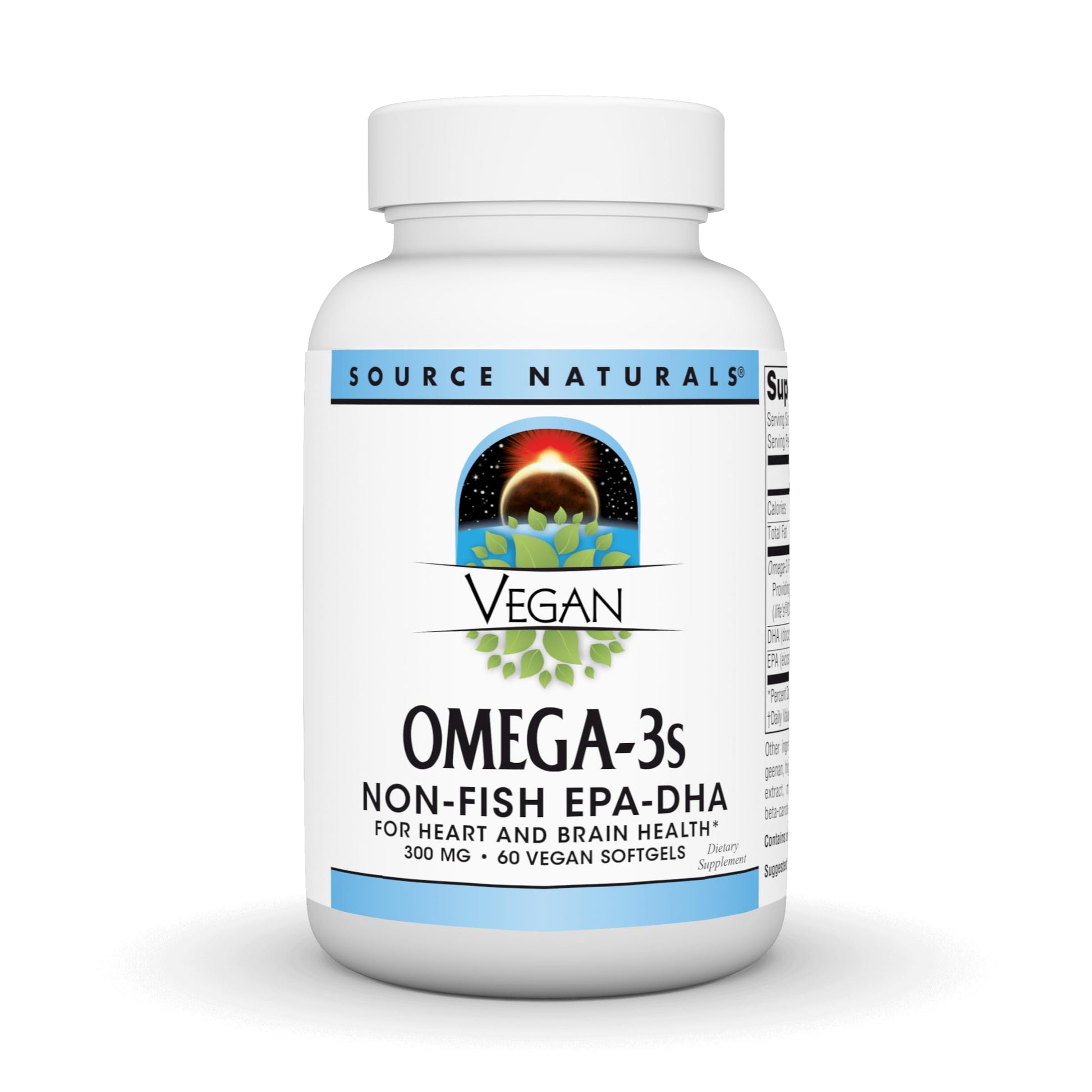 Source Naturals Vegan Omega-3s Softgels 60 Count