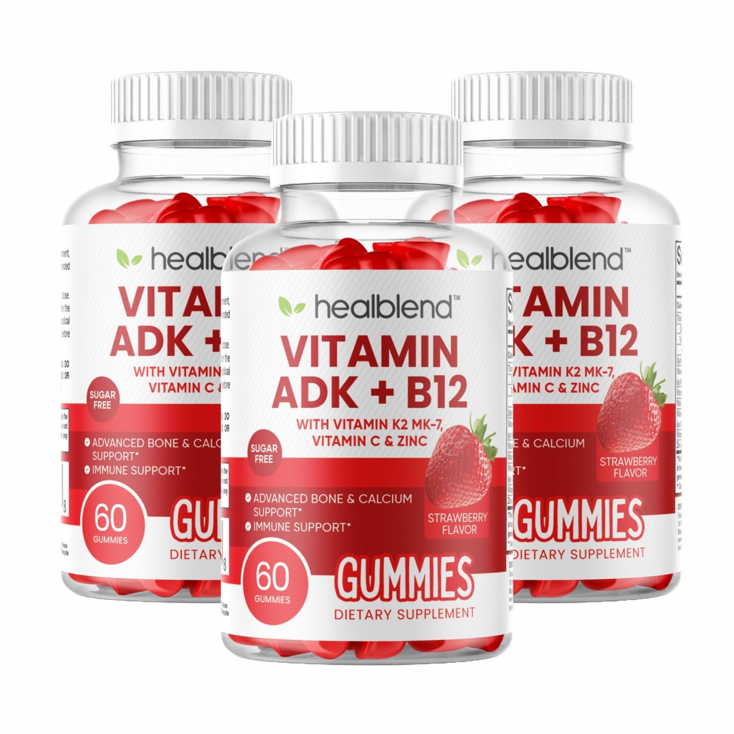 healblend Vitamin ADK + B12 Gummies, 60 Count
