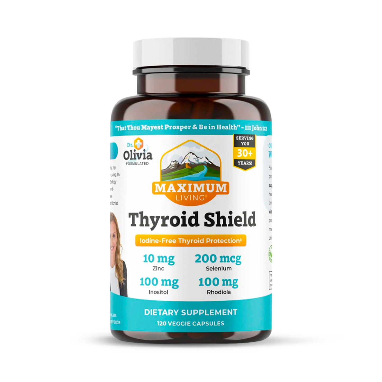 Maximum Living Thyroid Shield 120 Capsules