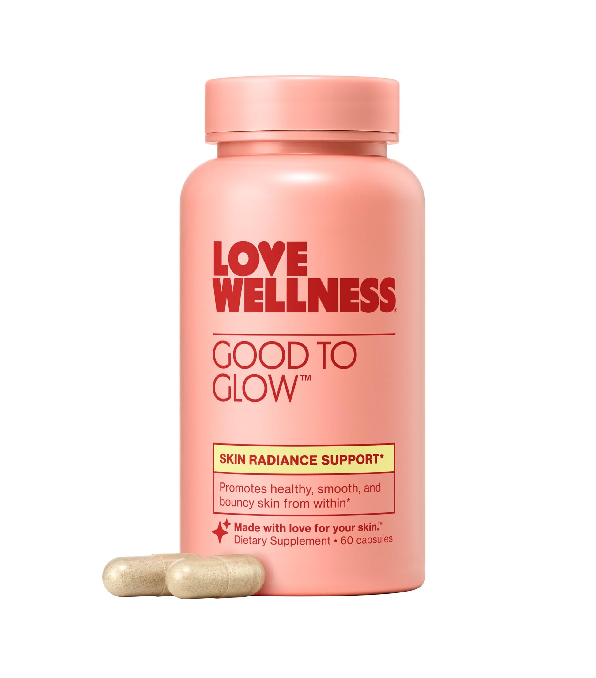 Love Wellness Good to Glow Collagen Capsule, 60 Count