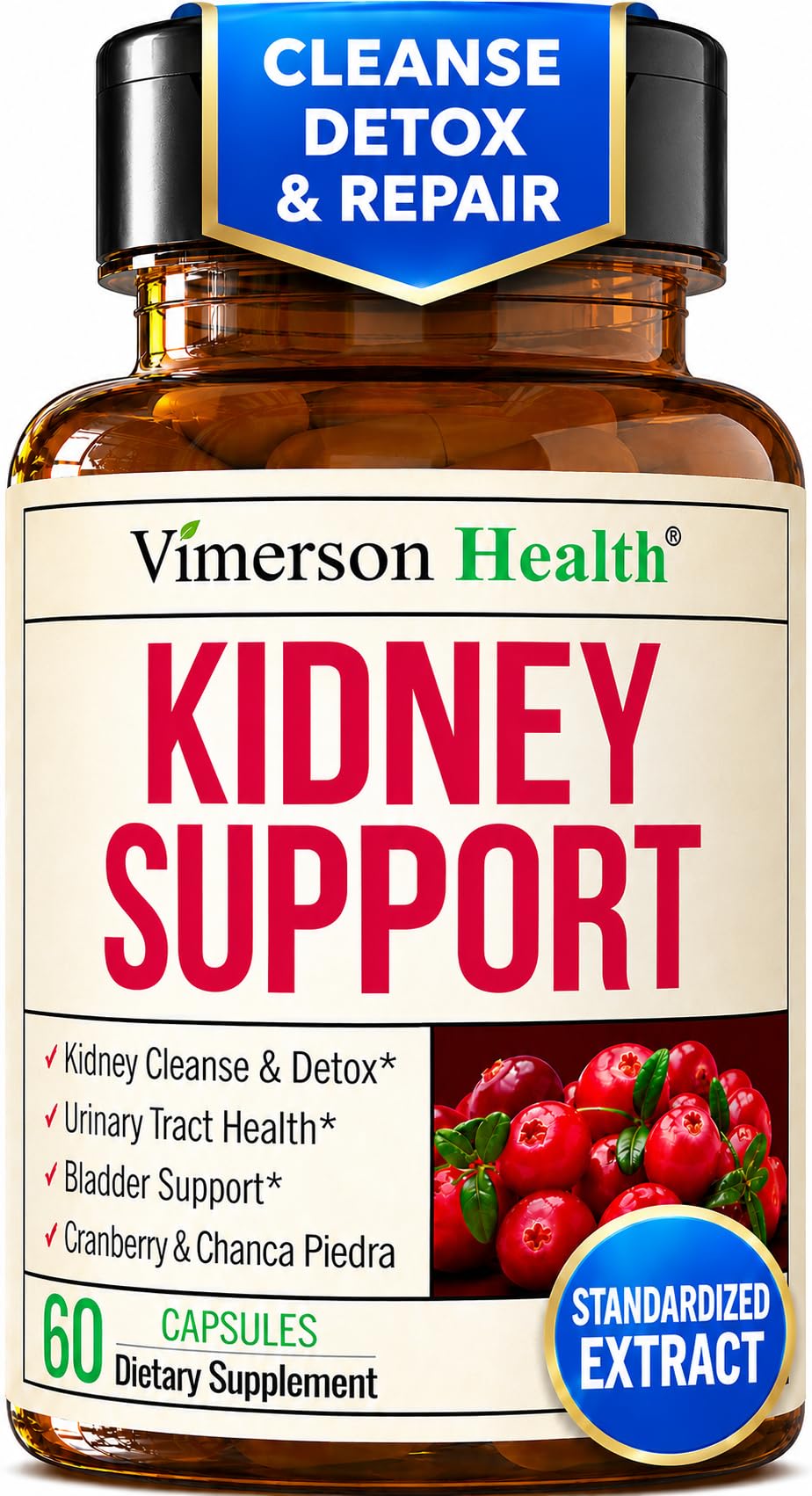 Vimerson Health Kidney Support Supplement Capsule, 60 Capsules