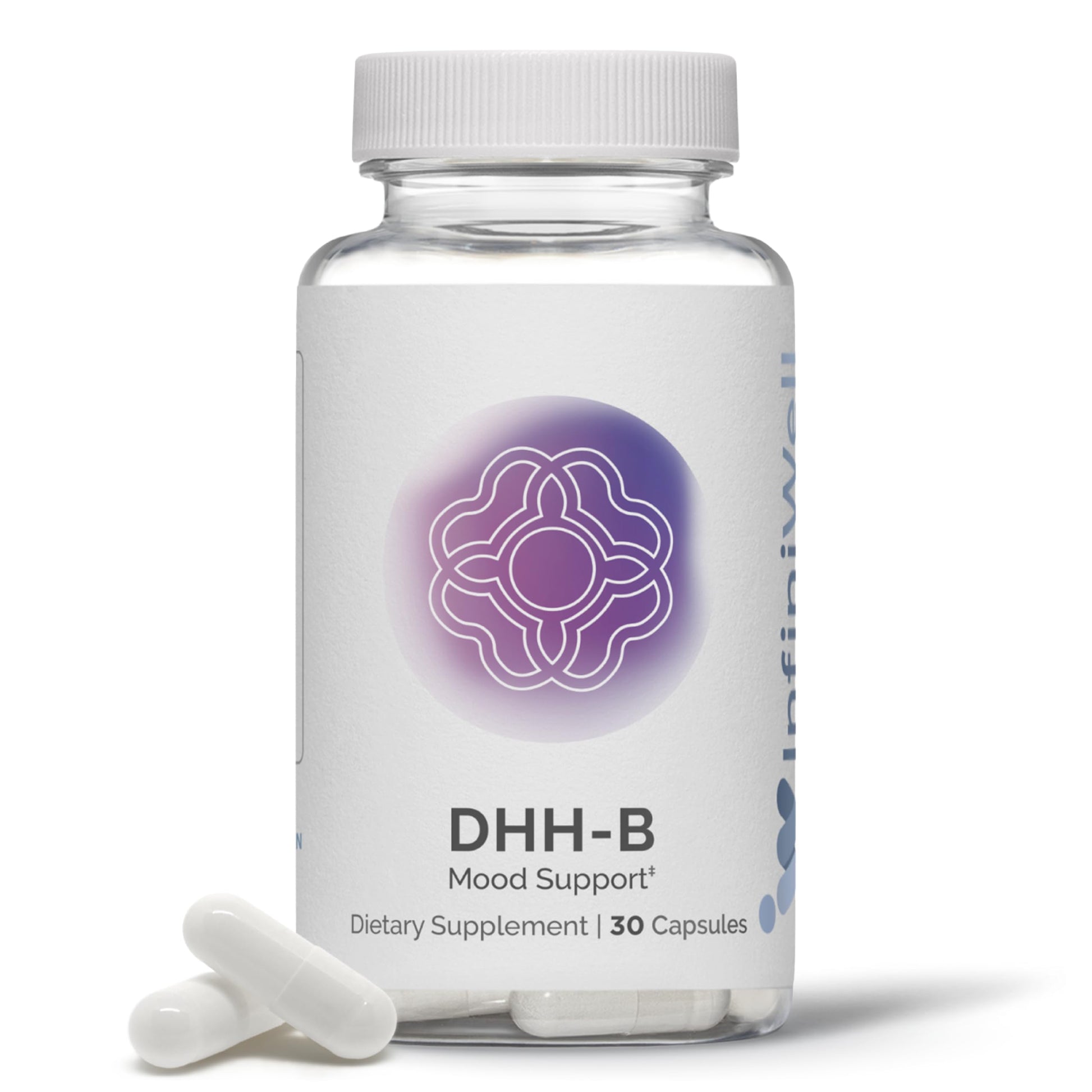 InfiniWell DHH-B Mood Support Supplement, 30 Capsules
