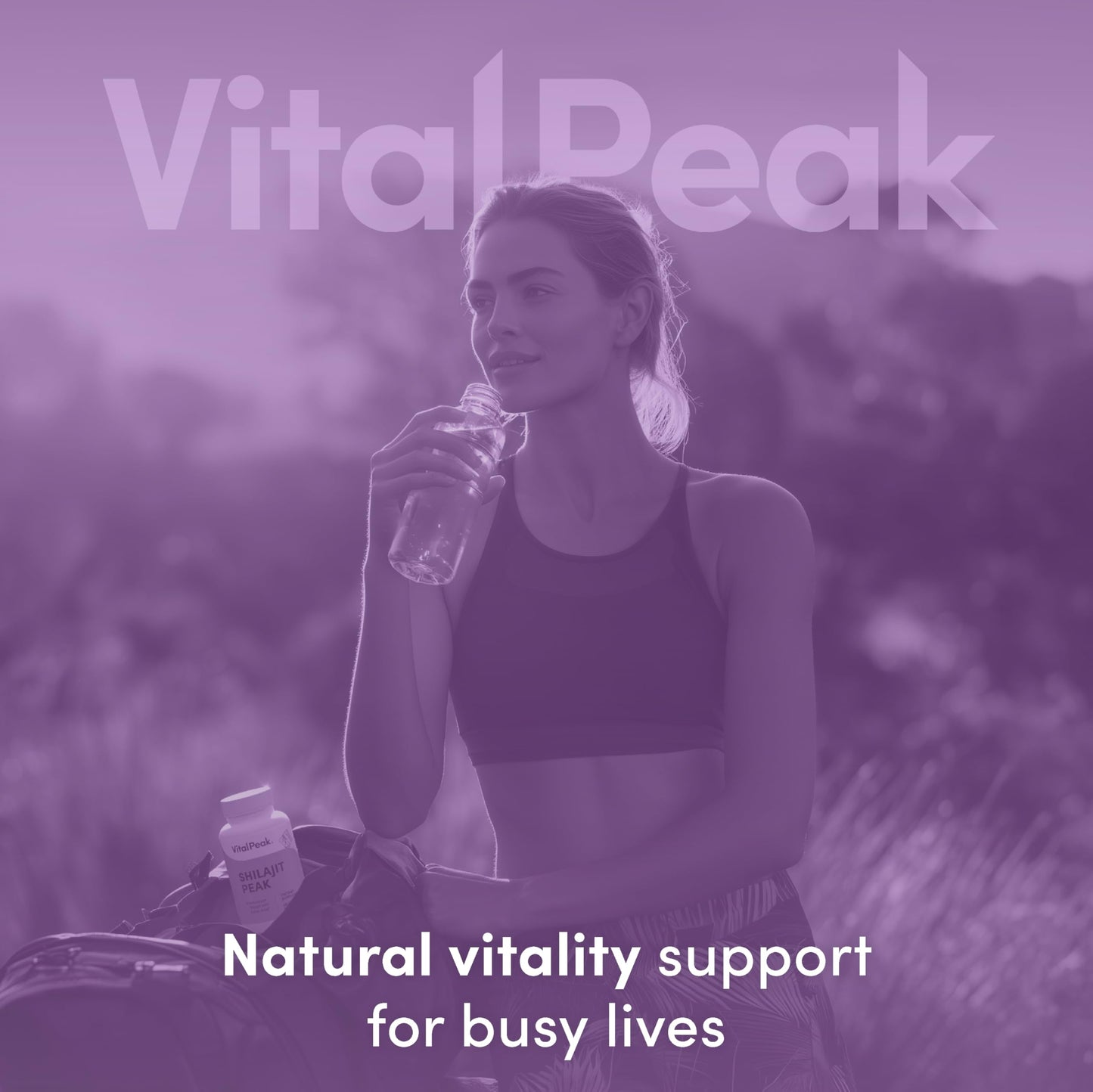 Vital Peak Shilajit 1000 mg Capsules 60 Count