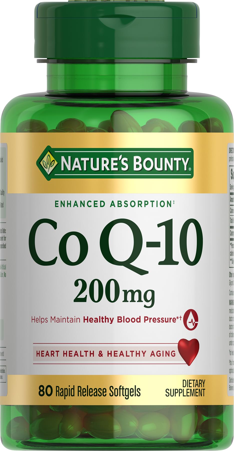 Nature's Bounty CoQ10 Softgels 80