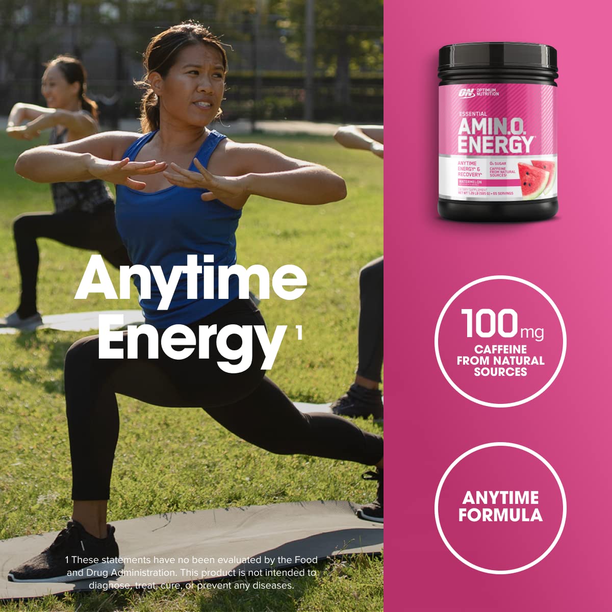 Optimum Nutrition Amino Energy Powder 20.6 Servings