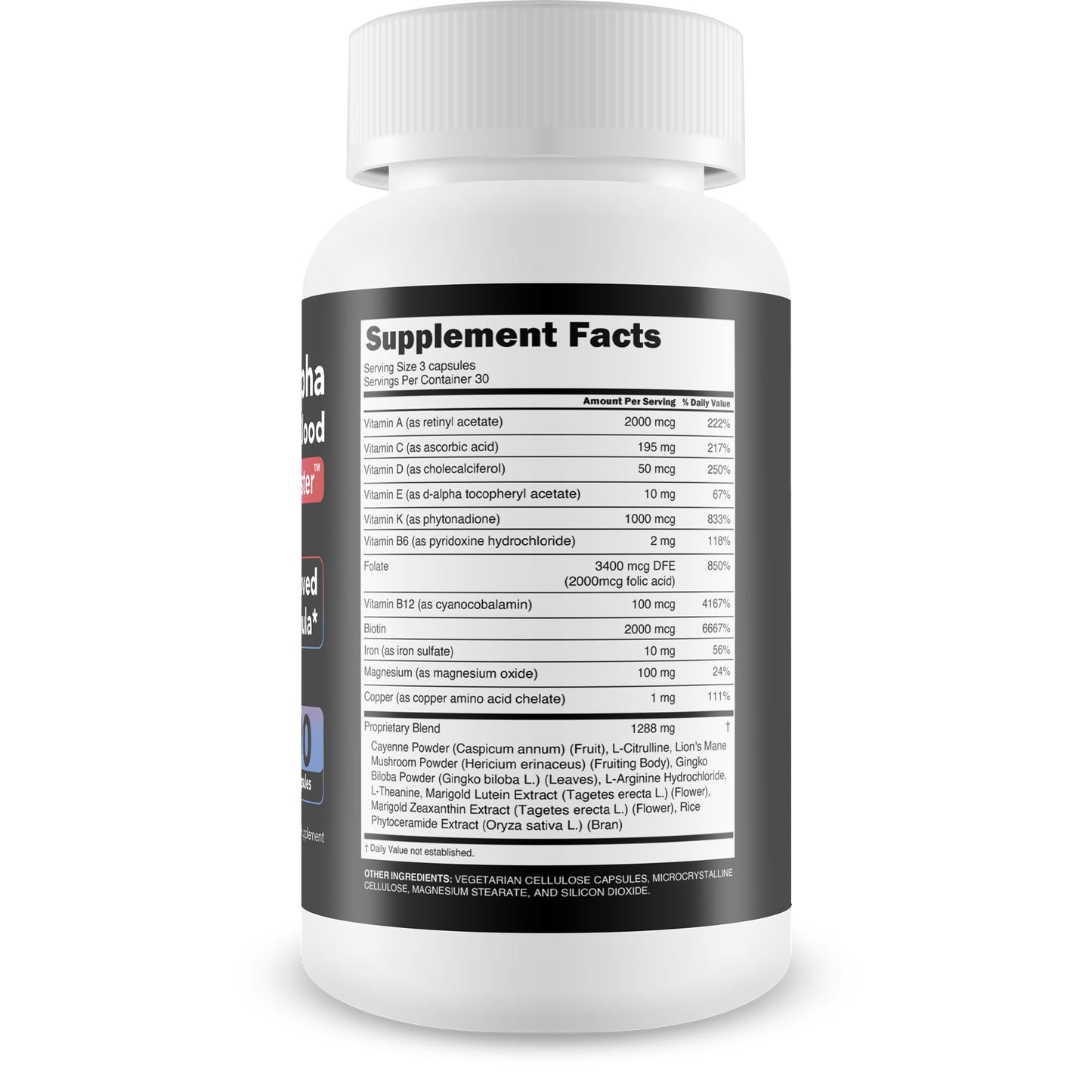 True You Health The Alpha Method Blood Flow Booster Capsule 90 Count