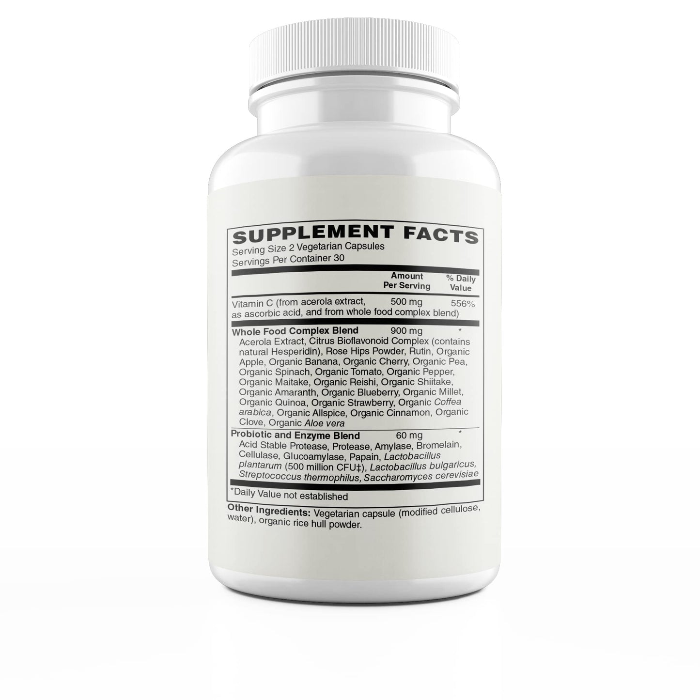 Modern Organics Vitamin C 60 Capsules