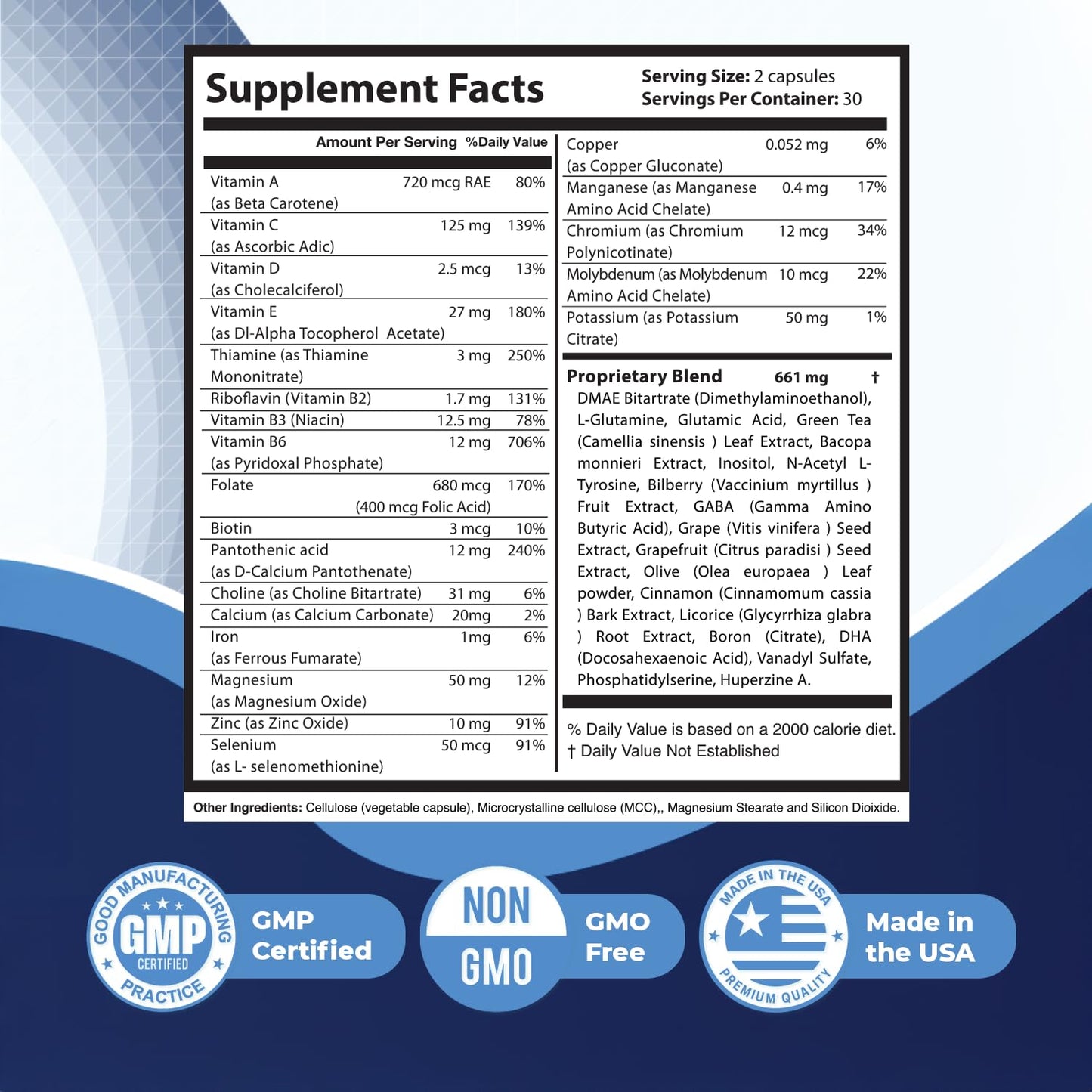 Nature’s NutriWave Neuropezil Bacopa, Phosphatidylserine & Aminos Capsules, 60 Count