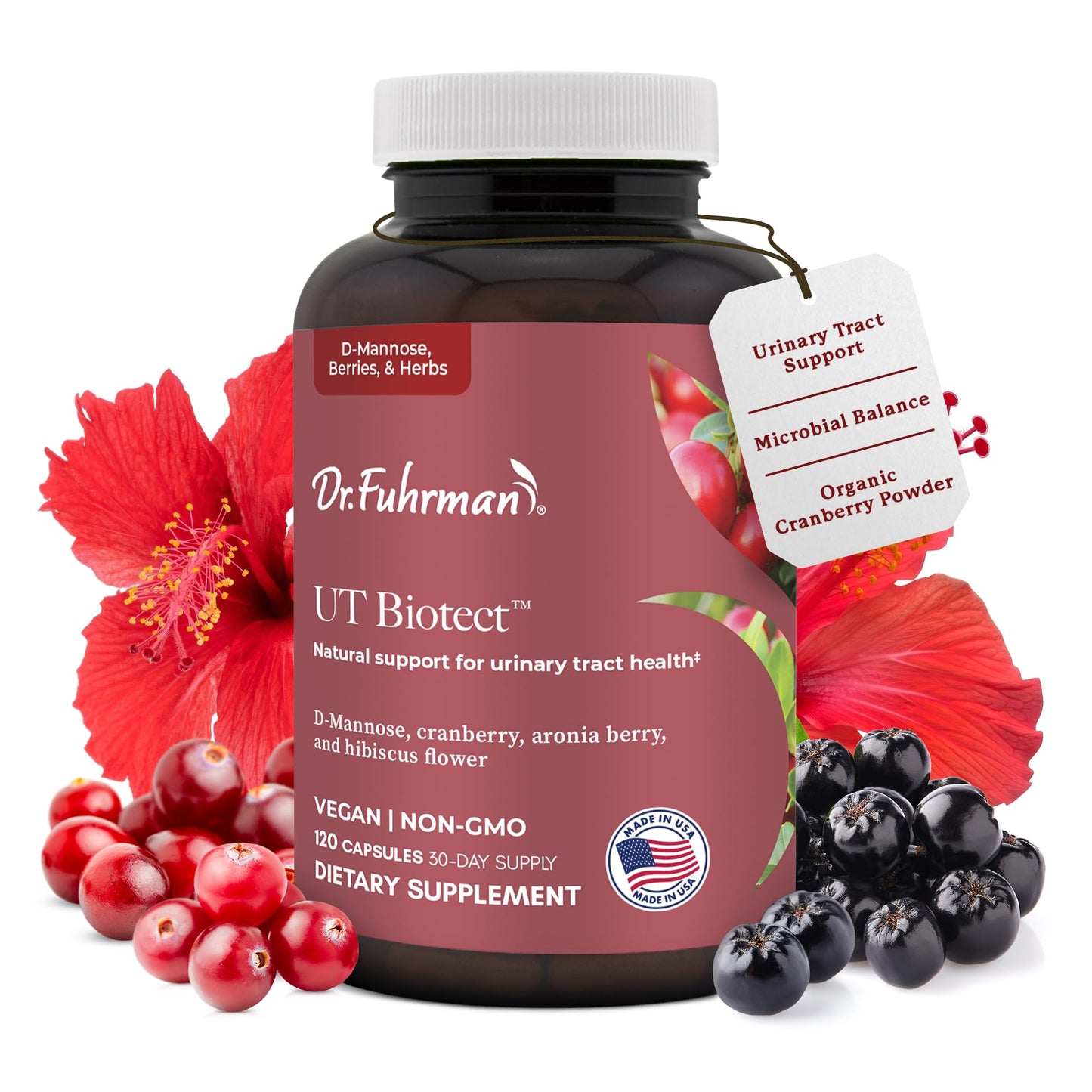 Dr. Fuhrman Ut Biotect Urinary Tract Supplement Capsule 120 Count