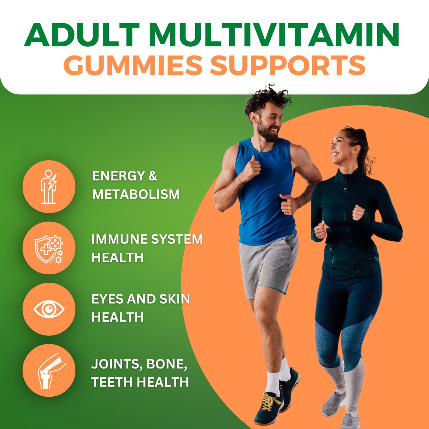 Zaytun Vitamins Halal Multivitamin Gummies for Kids and Adults, 60 Gummies