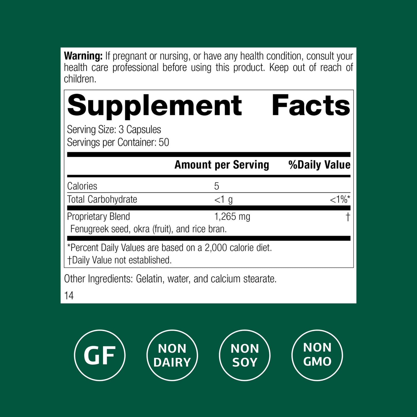 Standard Process Inc. Fen-Gre Capsules 150