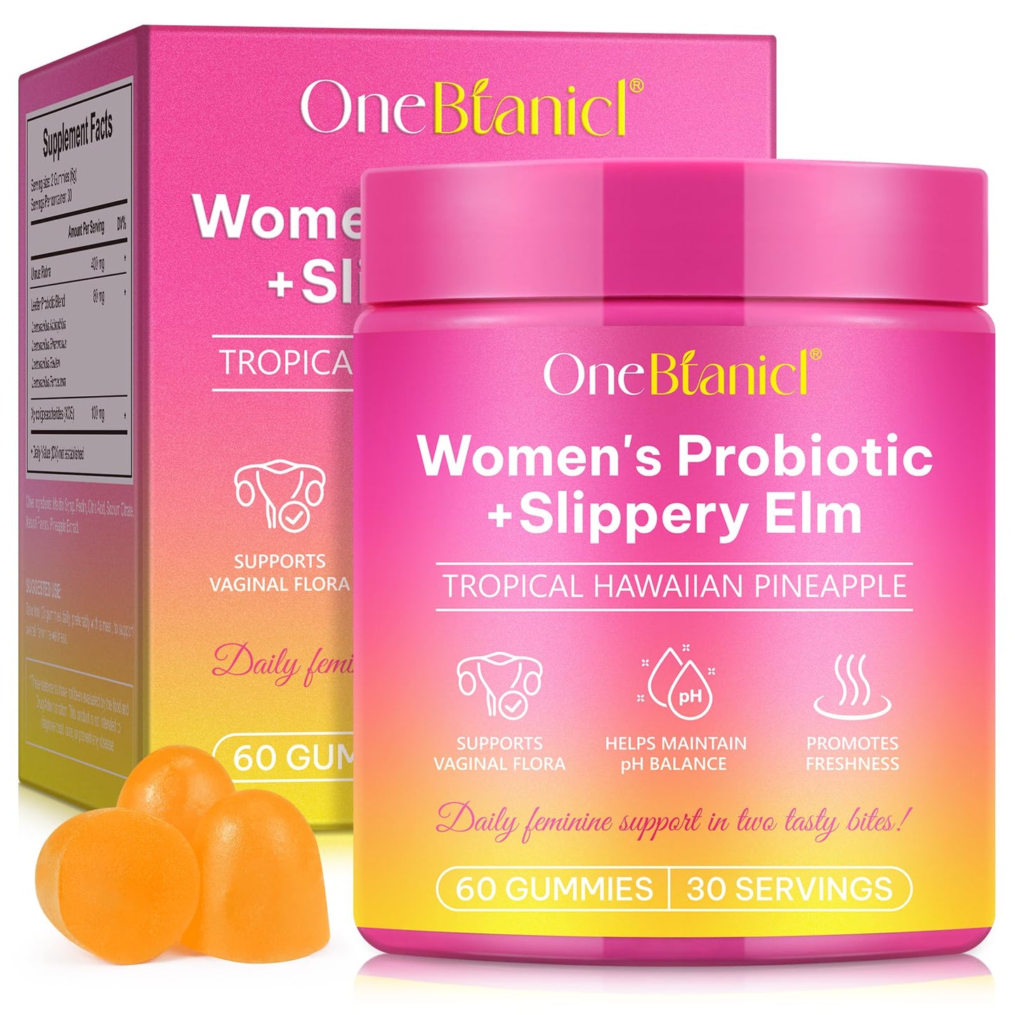 BPOMTFDO Probiotics for Women Gummy 60 Count