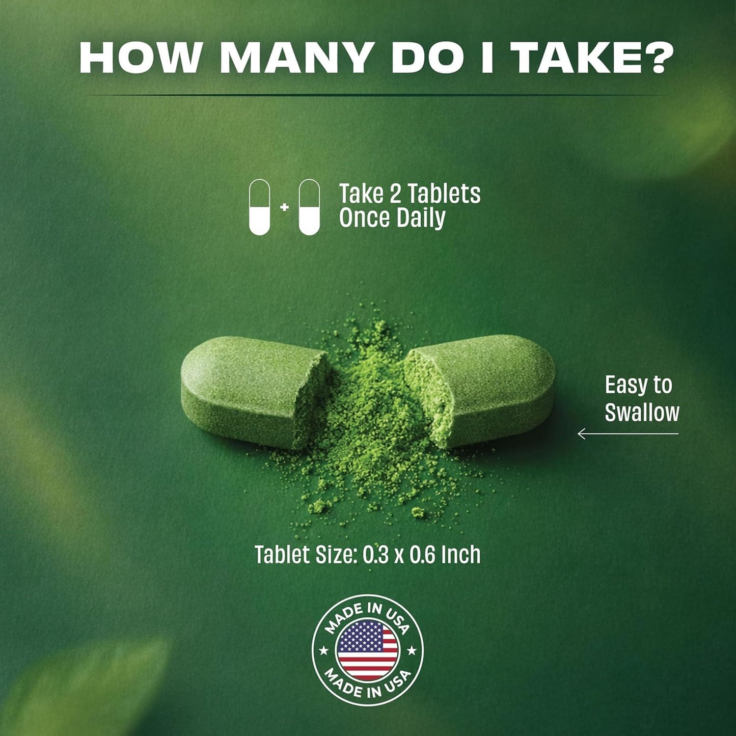 Pomona Wellness Super Greens Supplement Tablets, 120 Tablets