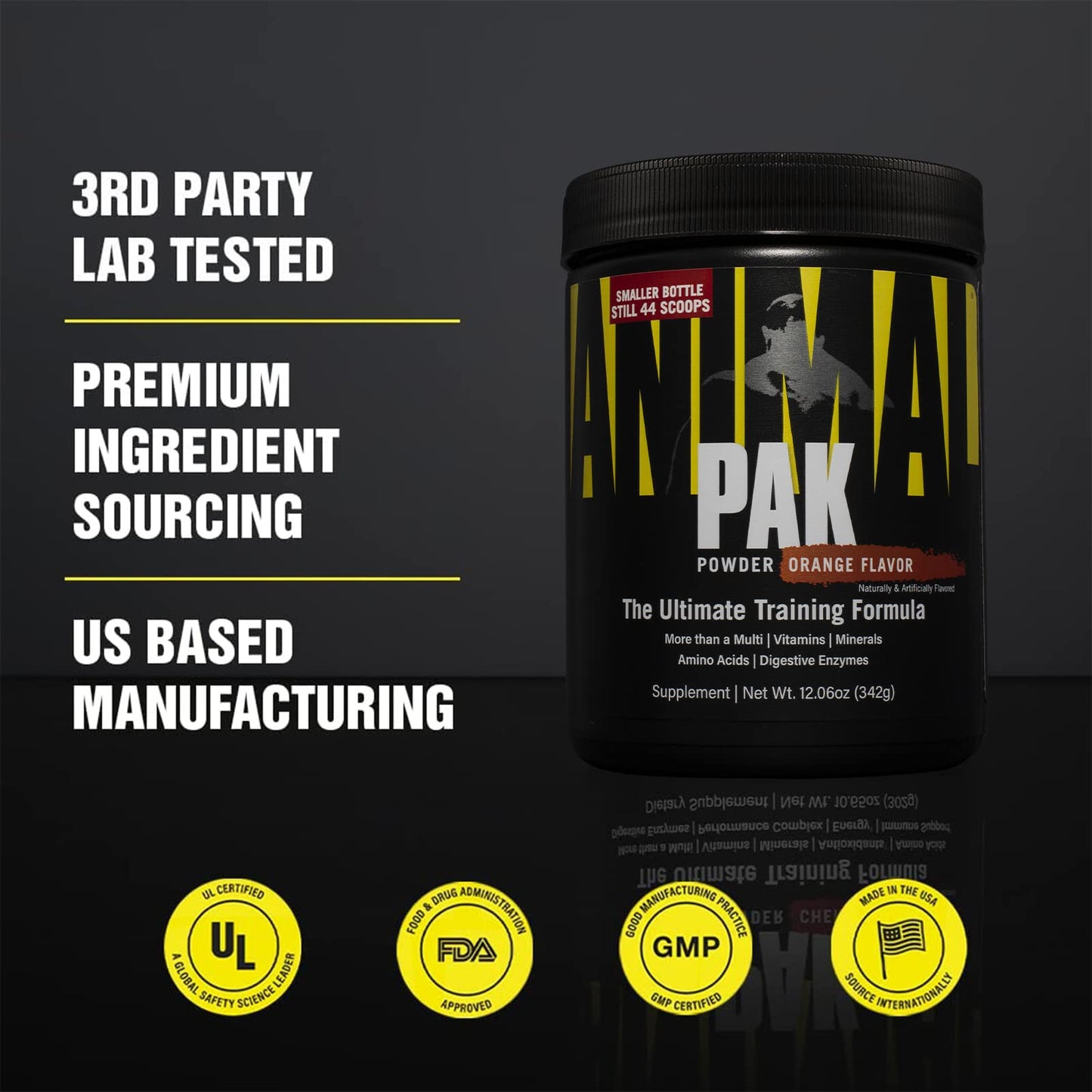 Animal Pak All-in-One Vitamin & Supplement Powder, 22 Servings