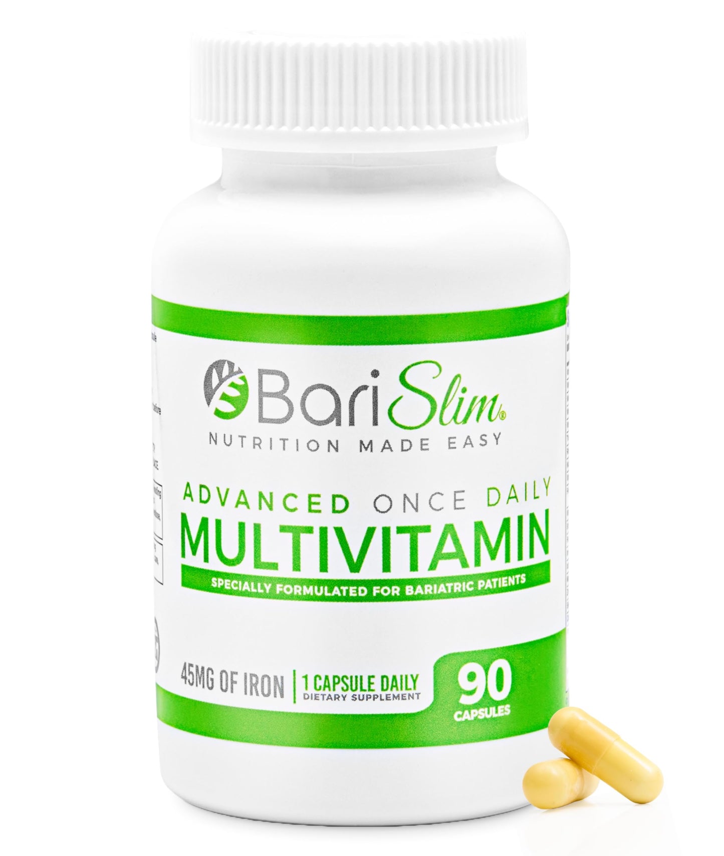 BariSlim Advanced Once Daily Bariatric Multivitamin Capsule 90 Count