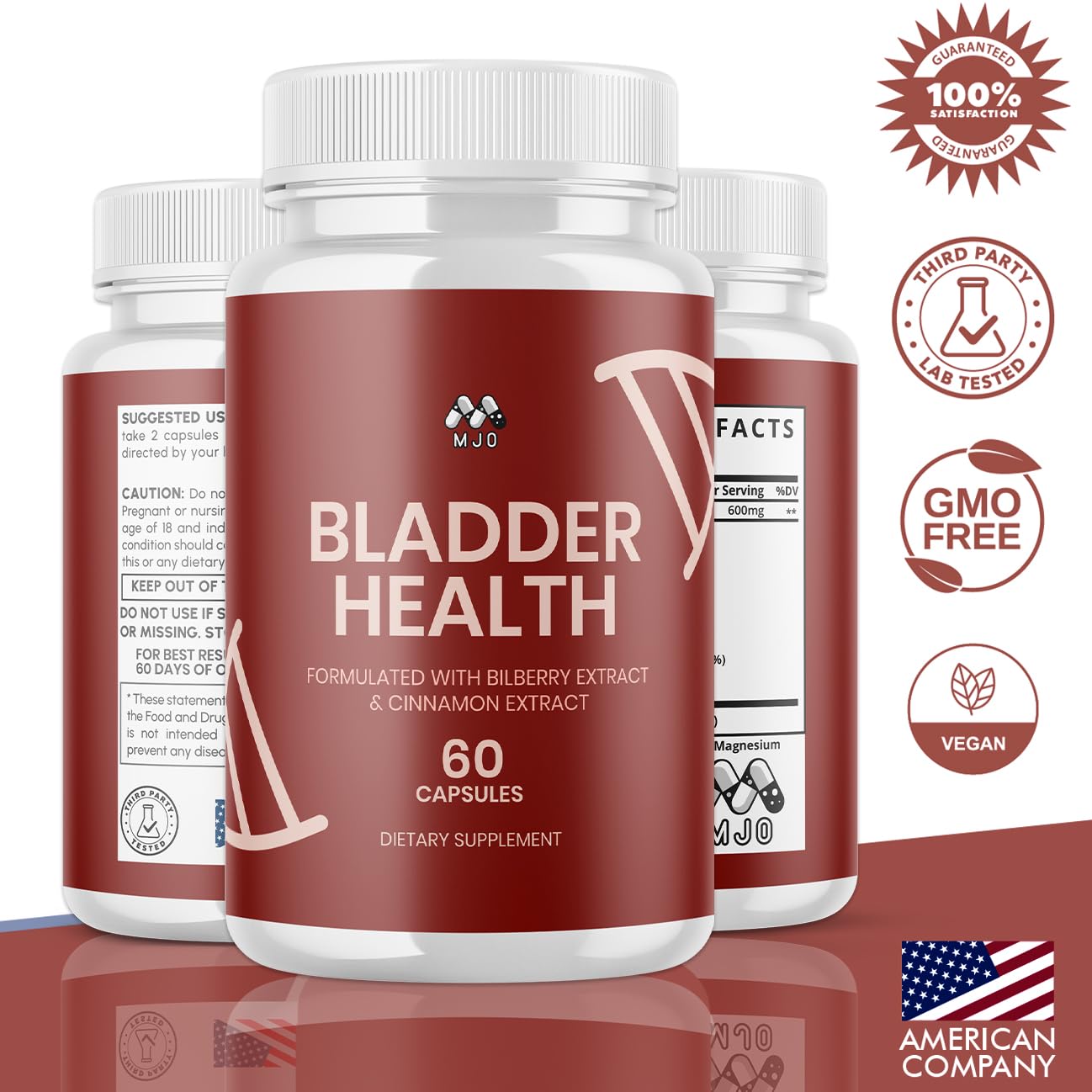MJO Bladder Health Capsules 120 Capsules