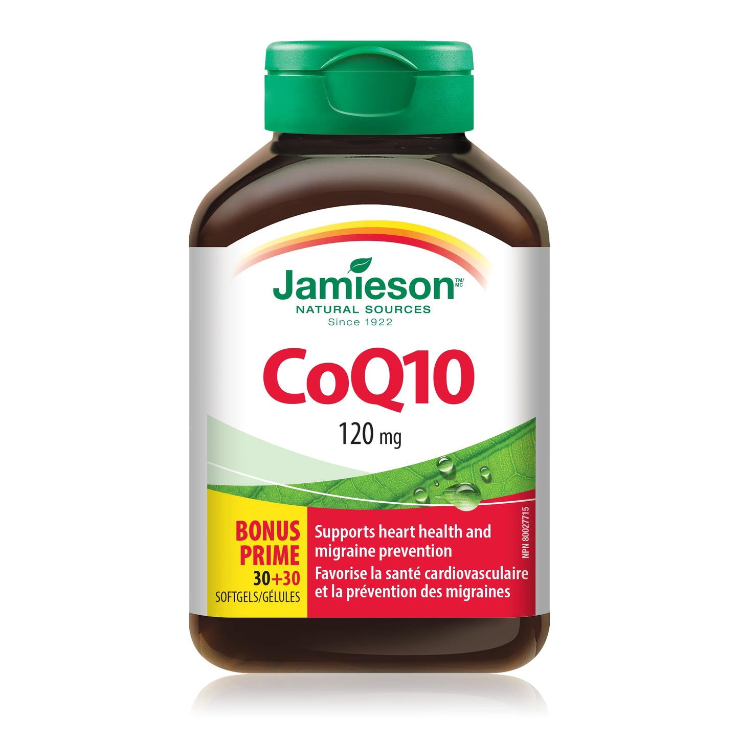 Jamieson Laboratories CoQ10 120mg Softgels 60 Count