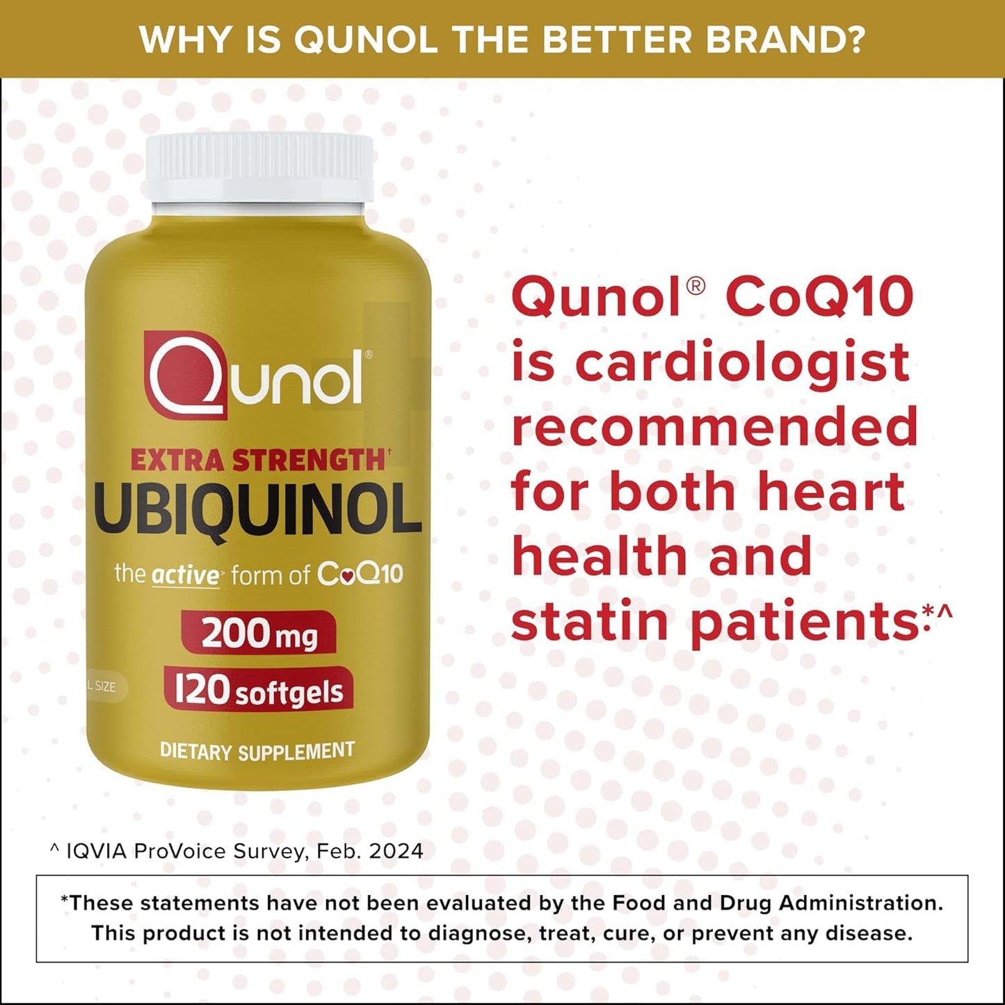 Qunol Ubiquinol 200mg Softgels 120 Count