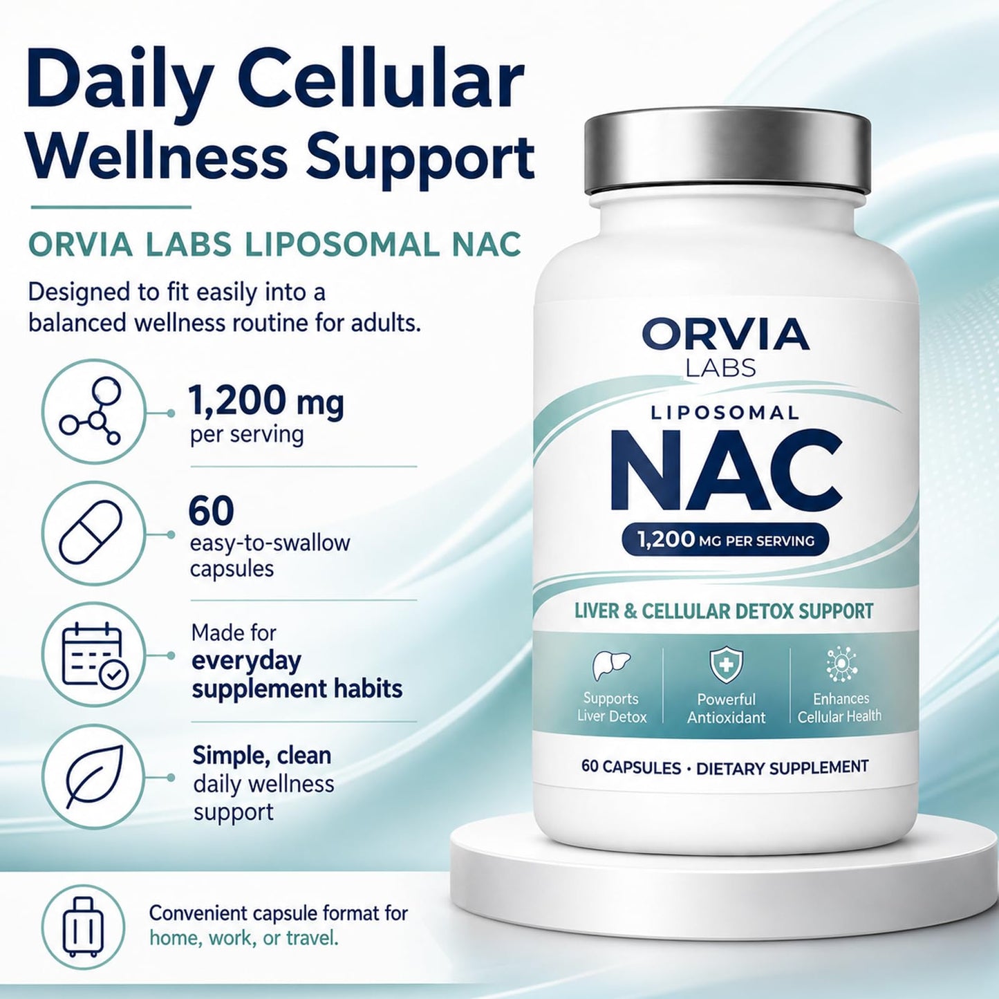 Hyuikiu Liposomal NAC Supplement Capsule 60 Capsules