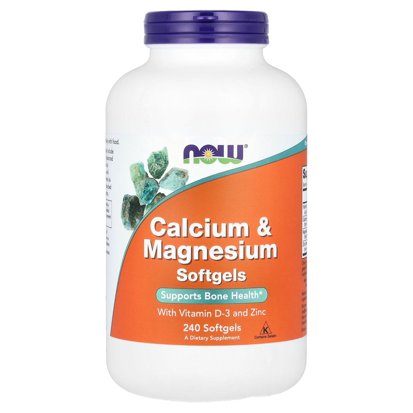 NOW Foods Calcium & Magnesium + D Softgels 240
