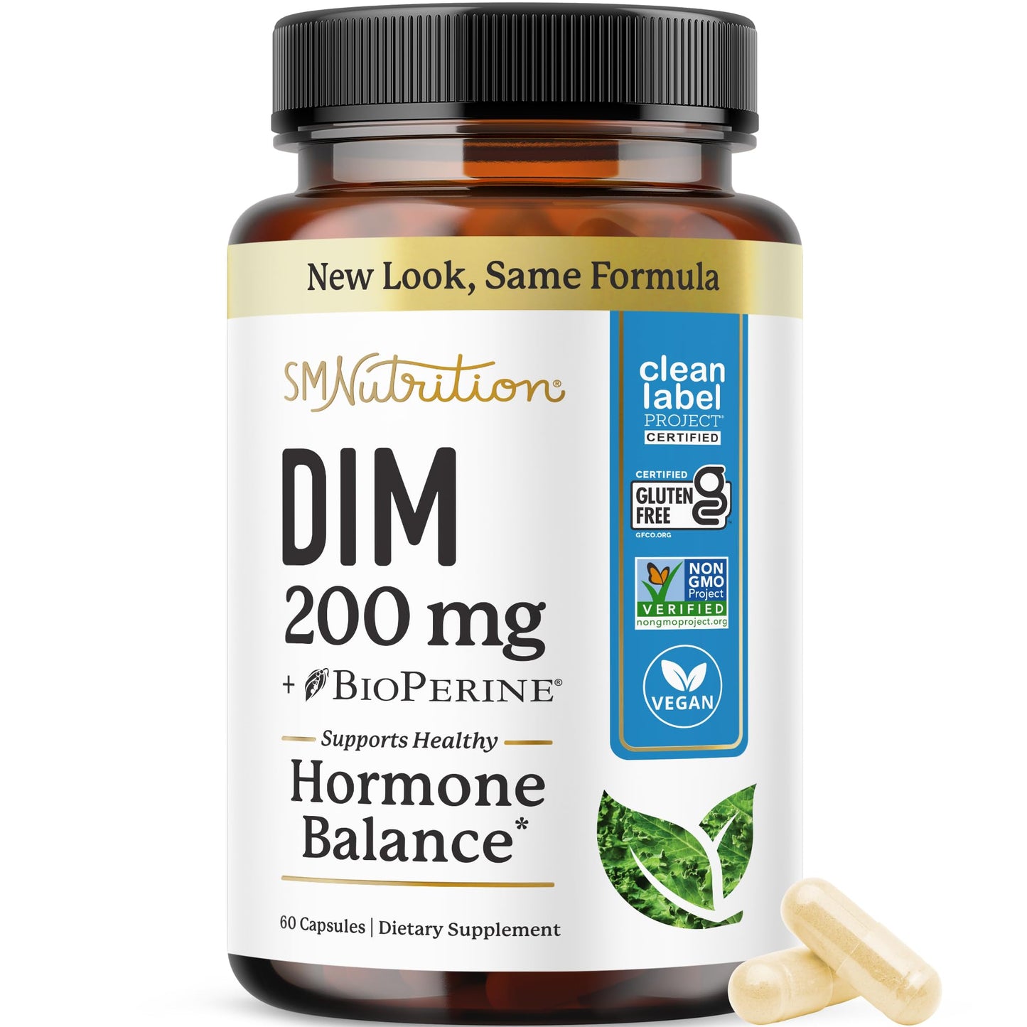SMNutrition Diindolylmethane 200 mg Capsule, 60 Count