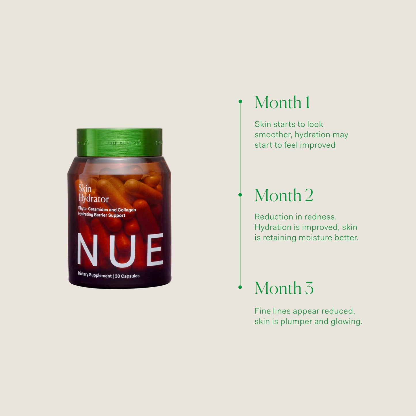 The Nue Co Skin Hydrator Supplement Capsule 30 Count