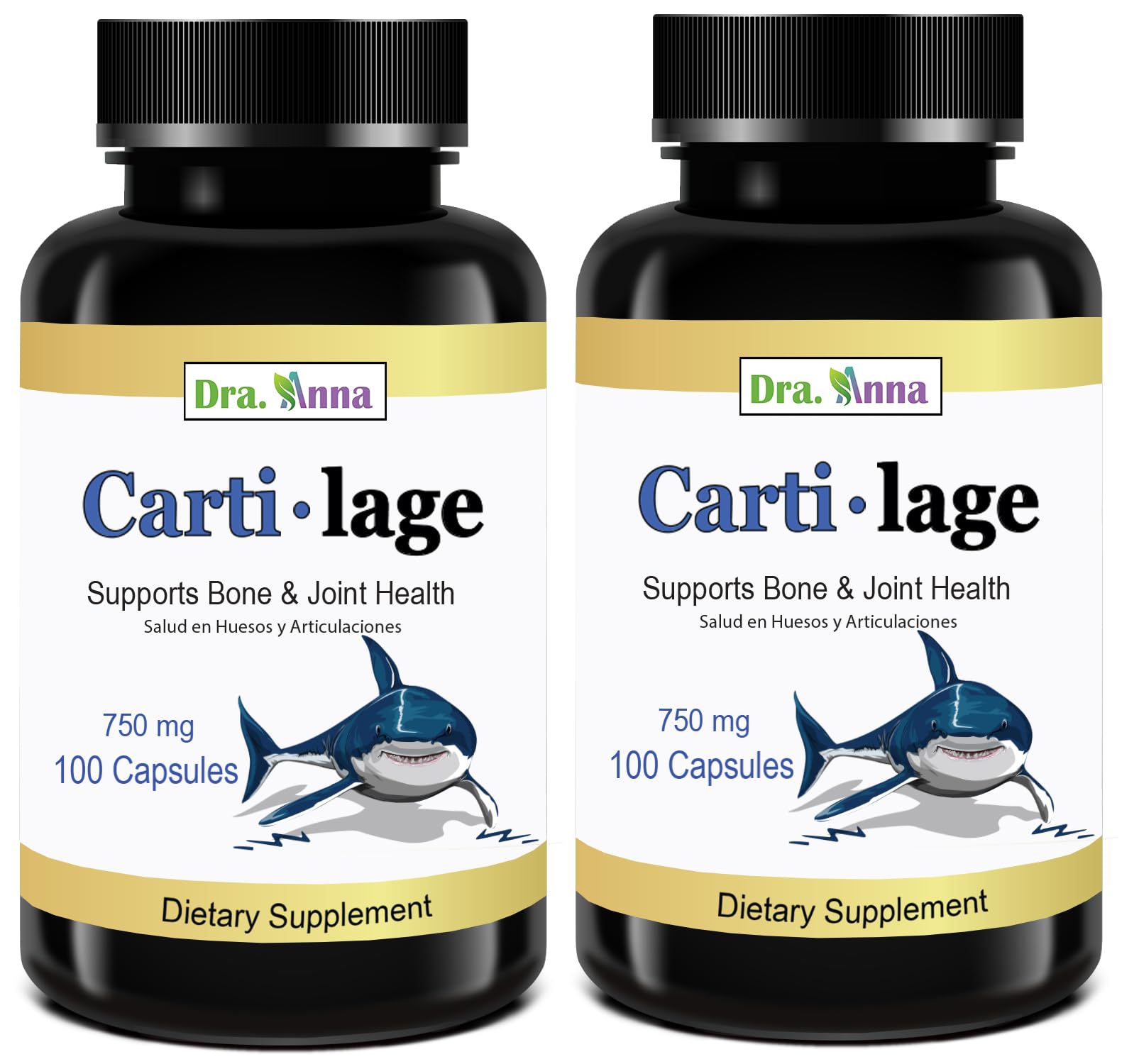 RCP PRODUCTS Cartilage Capsules 750mg, 100 Capsules